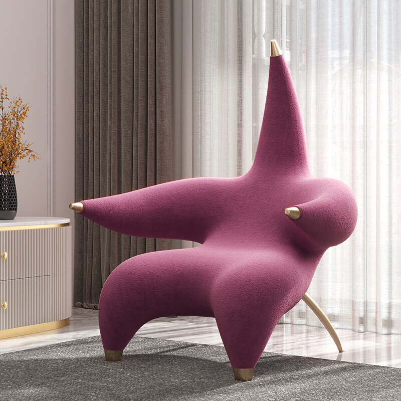 Star Sofa Chair - Comfortable Modern Lounge Chair for Living Room, Bedroom & Office - Your Perfect Seating Solution for Relaxing, Reading & Entertaining