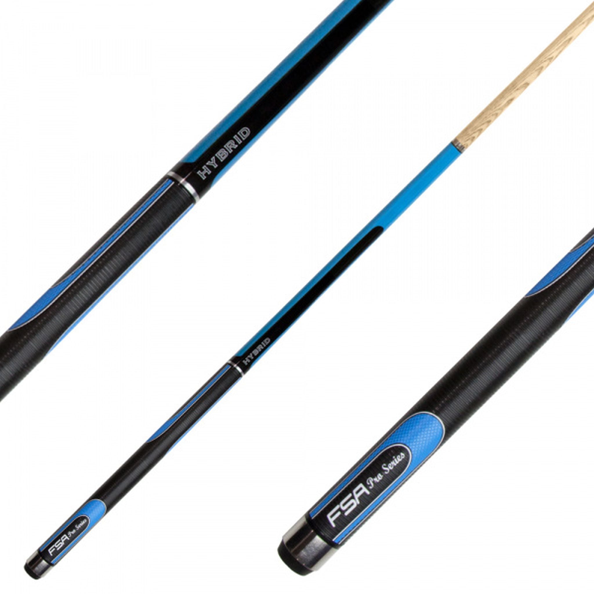 57 Inch 2-Piece Soft Grip Hybrid Ash Pool Cue - Professional Billiard Stick for Home Game Rooms & Bars | Perfect for Casual Play & Competitive Tournaments