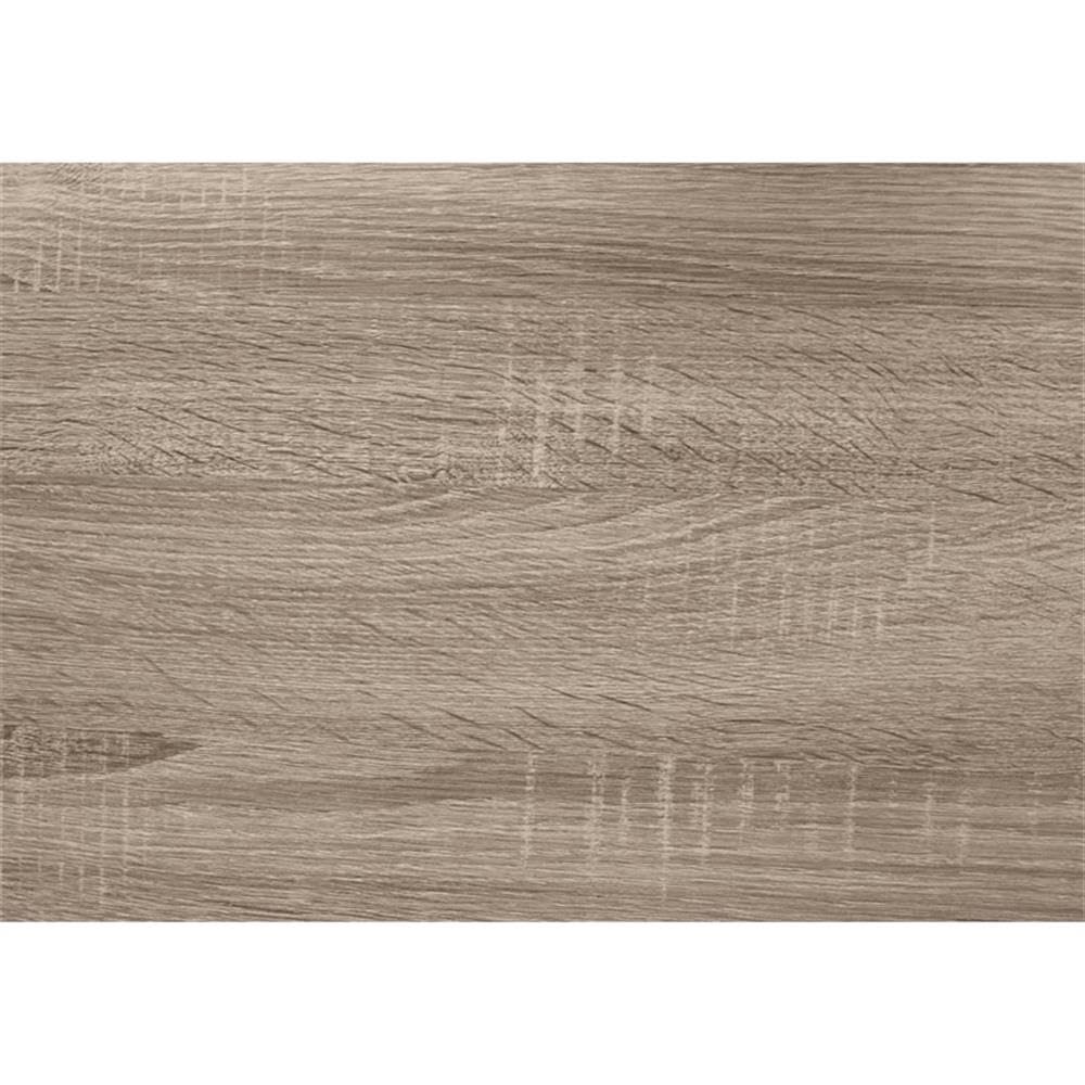 Monarch Specialties 3191 C-Shaped End Table with Drawer - Modern Accent Table for Living Room & Bedroom, Laminate Brown Contemporary Storage Side Table, 12