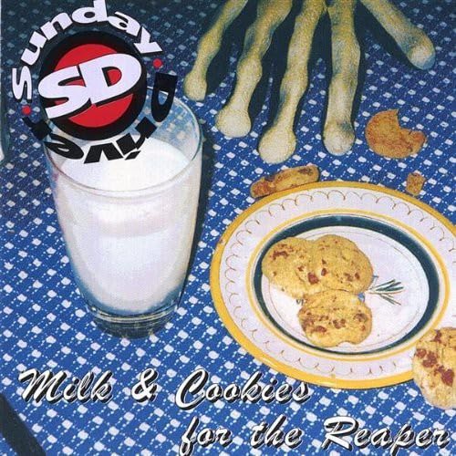 Grim Reaper Milk & Cookies Set - Spooky Halloween Treats for Trick or Treating & Themed Parties