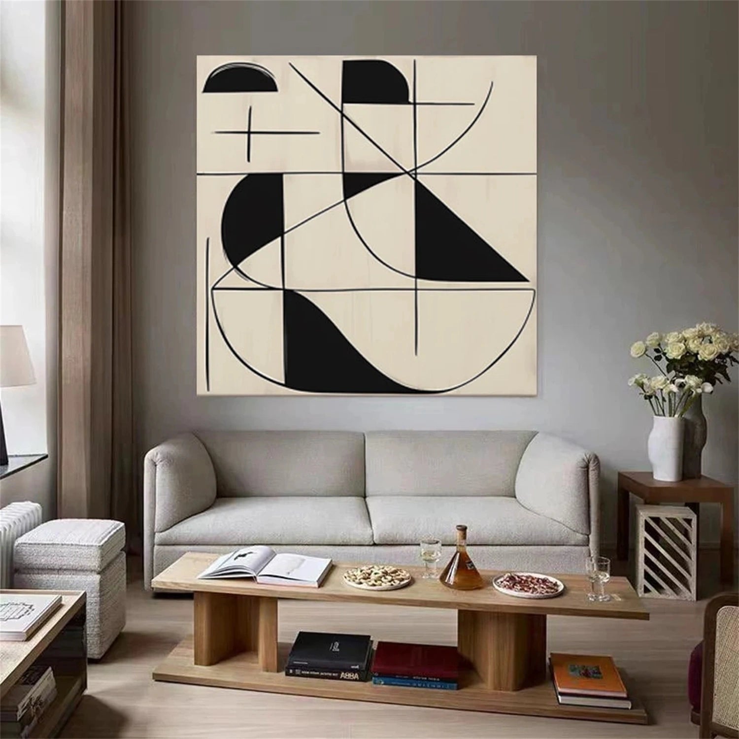 Abstract Painting #AB 279 - Modern Wall Art for Home & Office Decor - Perfect for Living Room, Bedroom or Workspace