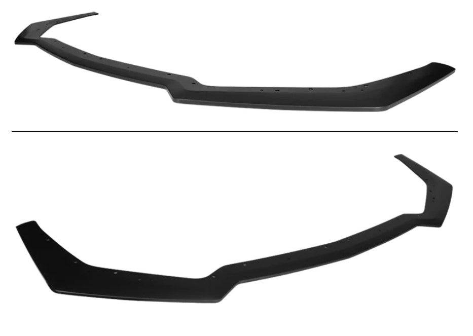 2018-2023 Ford Mustang GT Style Front Bumper Lip - PP Material One Piece Splitter for Enhanced Aerodynamics & Aggressive Look - Perfect for Street Racing & Car Shows