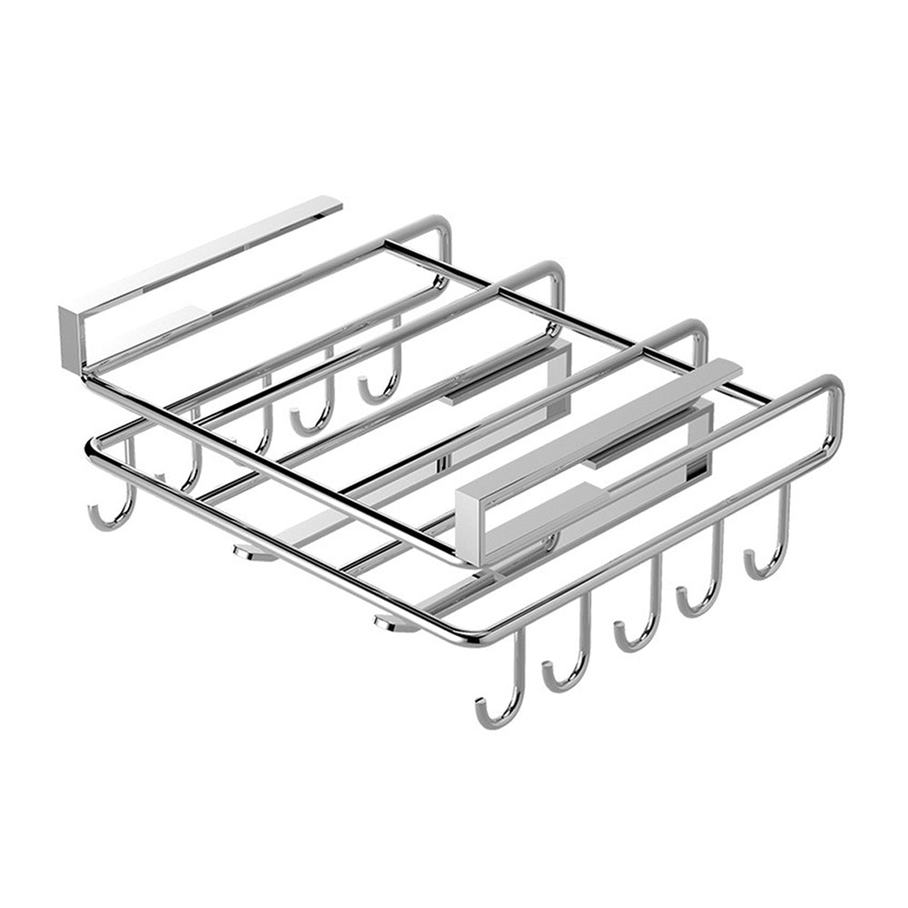 Milo Under Shelf Organizer - Space Saving Kitchen Cabinet Storage Basket for Spices, Utensils & Small Items - Perfect for Pantry, Bathroom & Office Organization