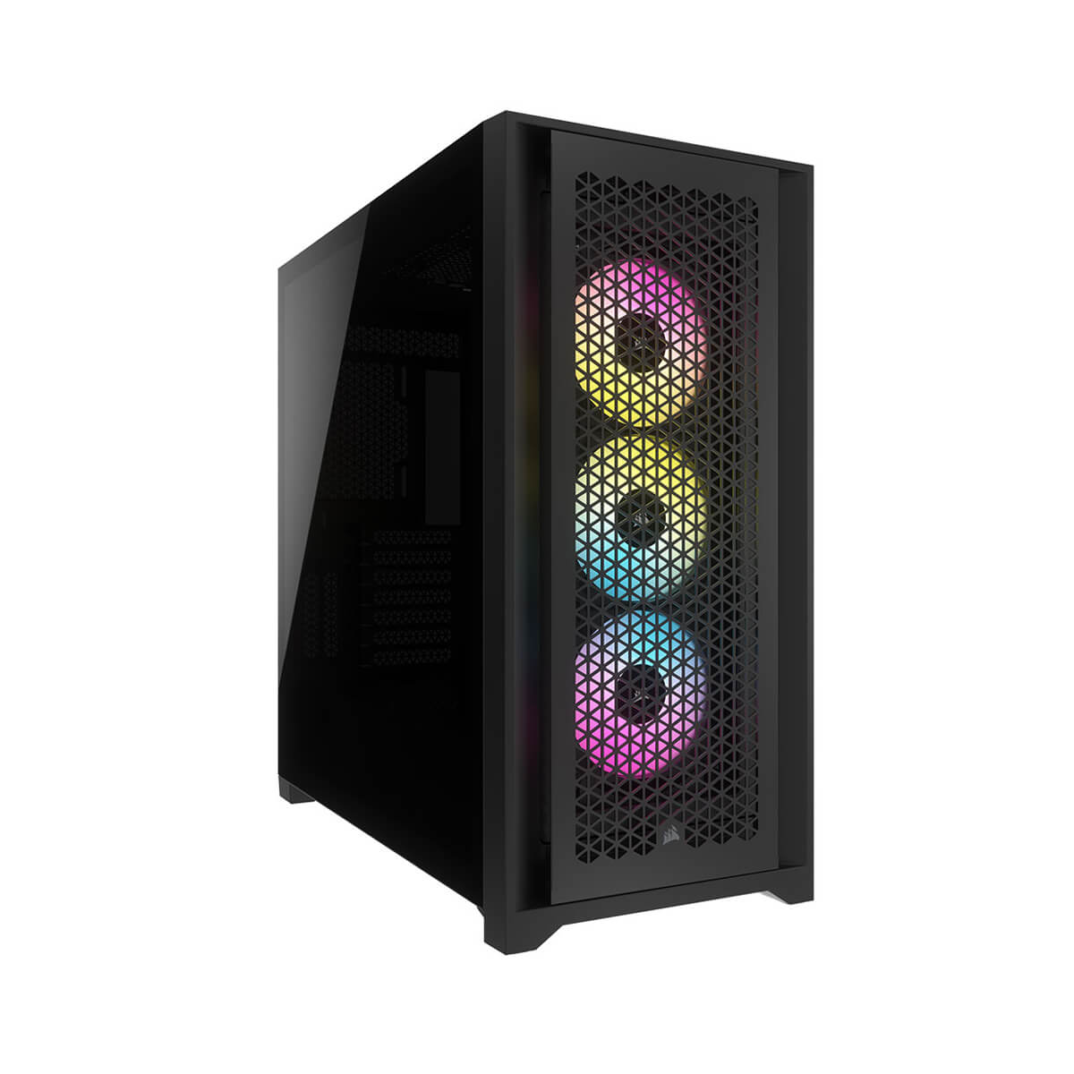 Corsair iCUE 5000D RGB Airflow Tempered Glass Mid Tower Case - Black | High Performance PC Gaming Case with RGB Lighting & Excellent Cooling | Perfect for Gaming Rigs, Streaming Setups & Workstations
