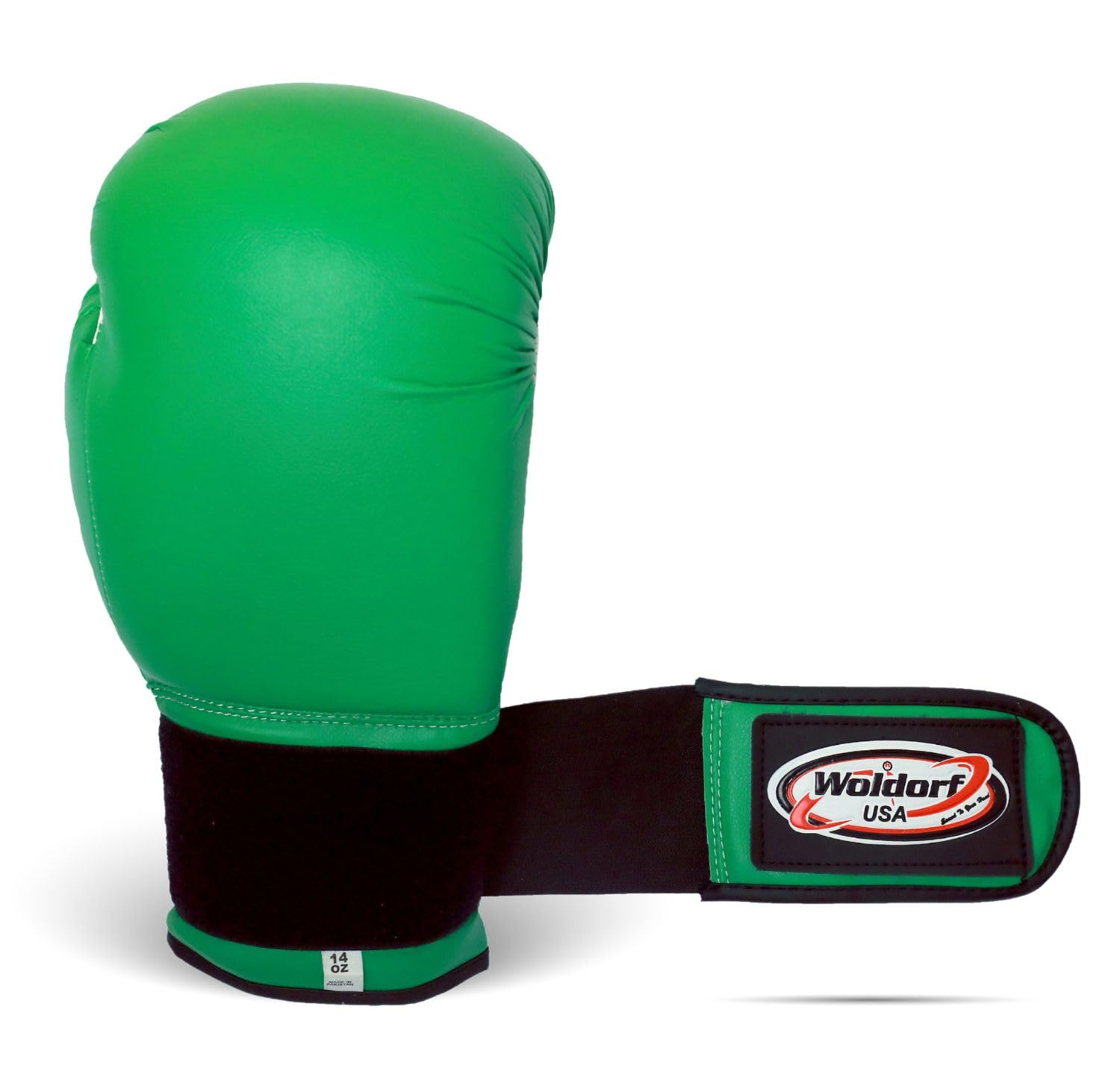 Professional Boxing Gloves for Kickboxing & Muay Thai Training - Durable Multi-Layered Foam Padding - Perfect for Punching Bags - Available in Kids & Adult Sizes (Vinyl Green) - Ideal for MMA, Fitness Training & Home Workouts