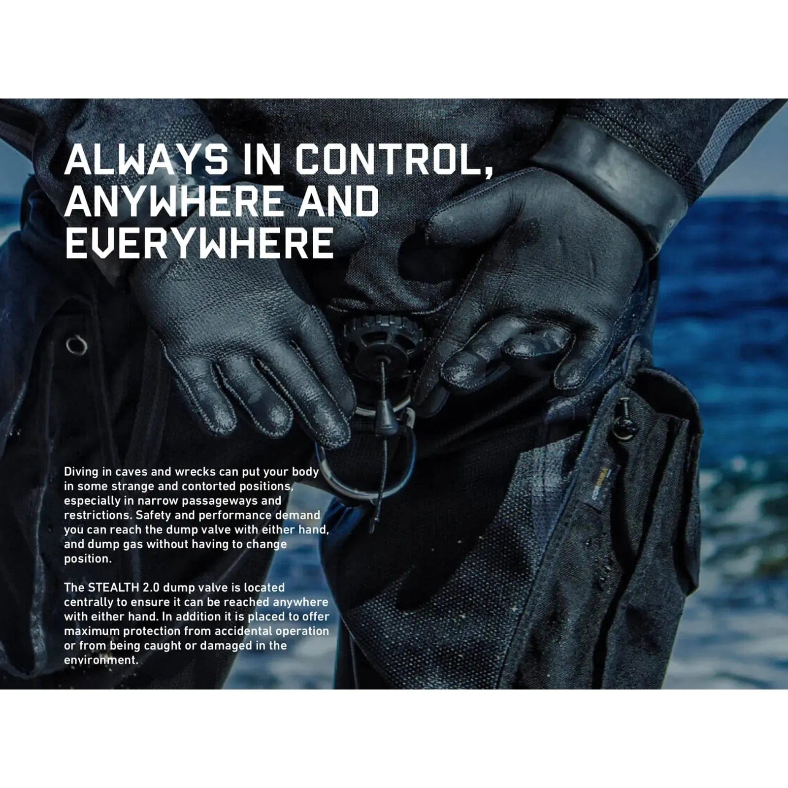 xDeep Stealth 2.0 REC Sidemount System - Professional Diving Gear for Technical Cave & Wreck Exploration - Perfect for Advanced Scuba Divers & Underwater Photographers