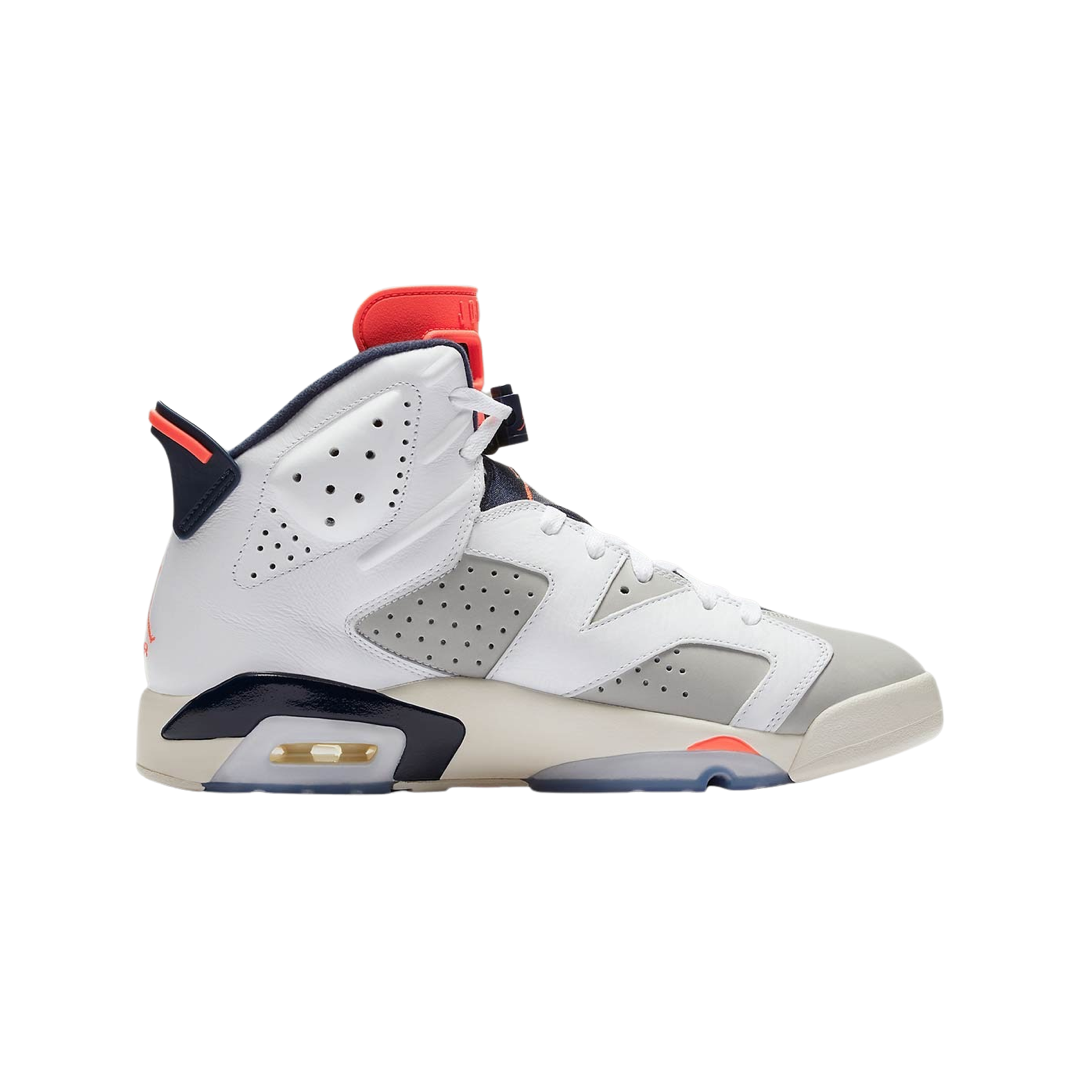 Air Jordan 6 Retro Tinker White Infrared 23 Black Neutral Grey Basketball Shoes - Men's Sneakers for Streetwear & Casual Style