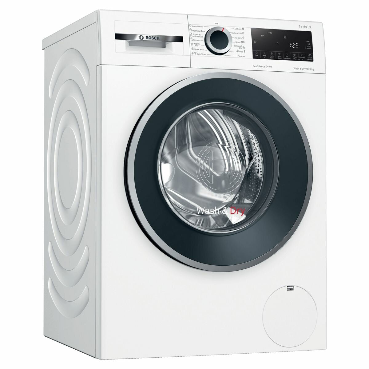 Bosch Series 6 10kg/5kg Washer Dryer Combo WNA254U1AU - Energy Efficient Front Load Laundry Machine for Apartments & Small Homes
