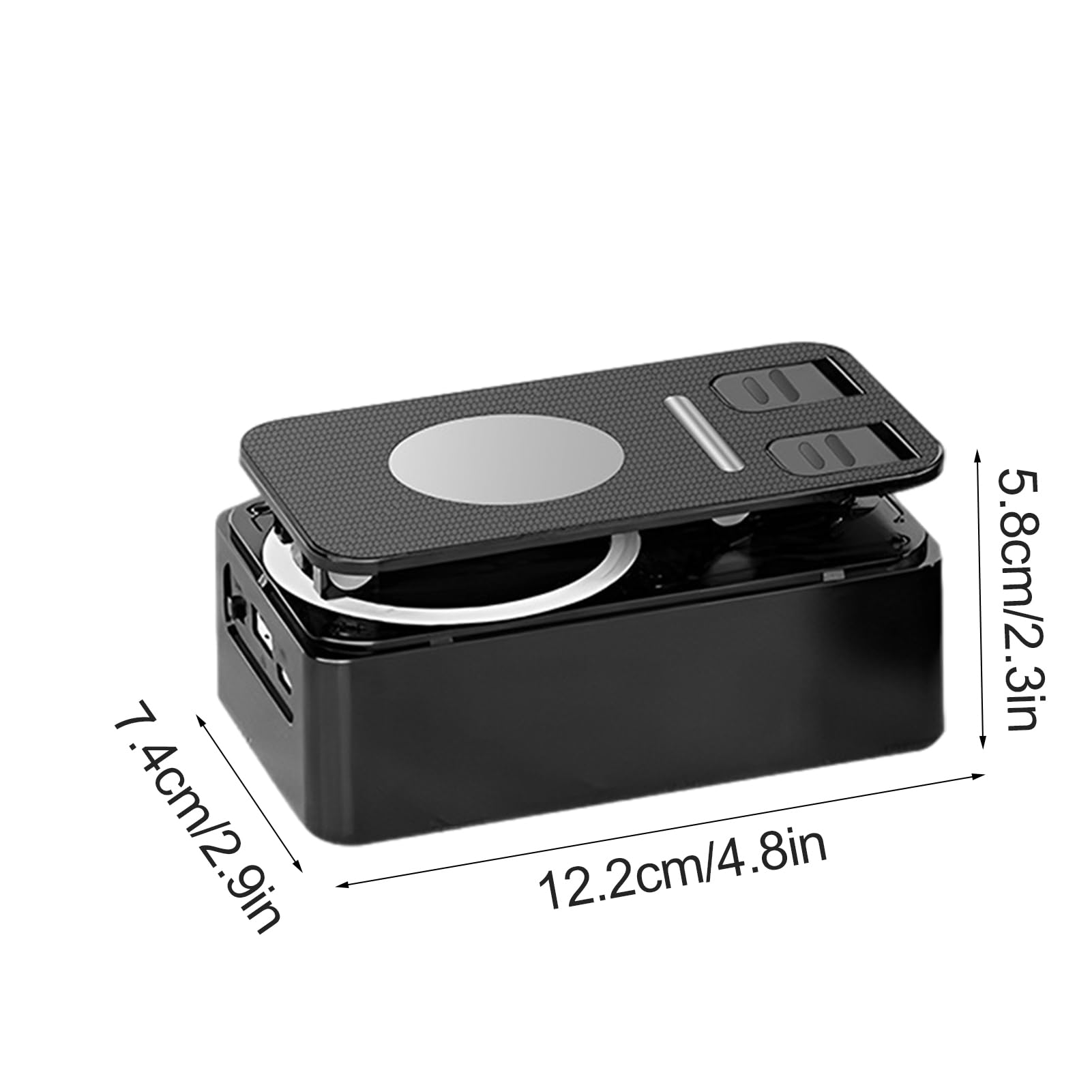 Nuytghr Wireless Stereo Speaker - Portable Bluetooth Speaker with Built-in Mic & Adjustable Phone Holder | High-Quality Sound for Home, Office, Outdoor Parties & Travel | Water-Resistant & Long Battery Life