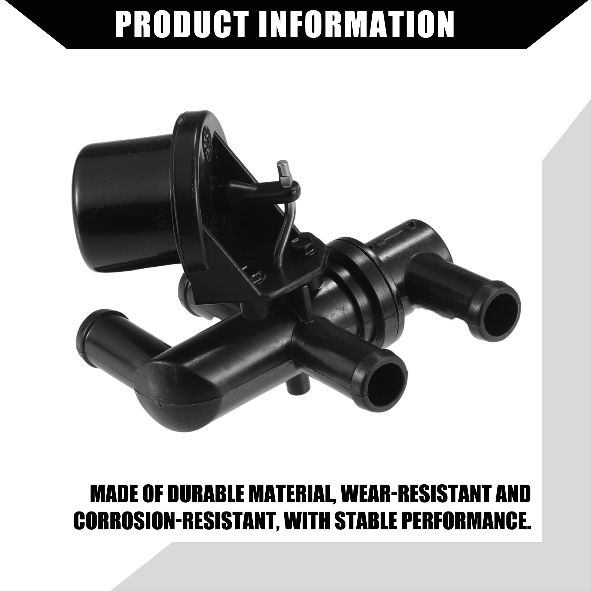 Ford Explorer & Mazda Heater Control Valve Solenoid - No.F87H18495AA - Durable Black Plastic Replacement Part (1 Piece) - Perfect for HVAC System Repair & Maintenance