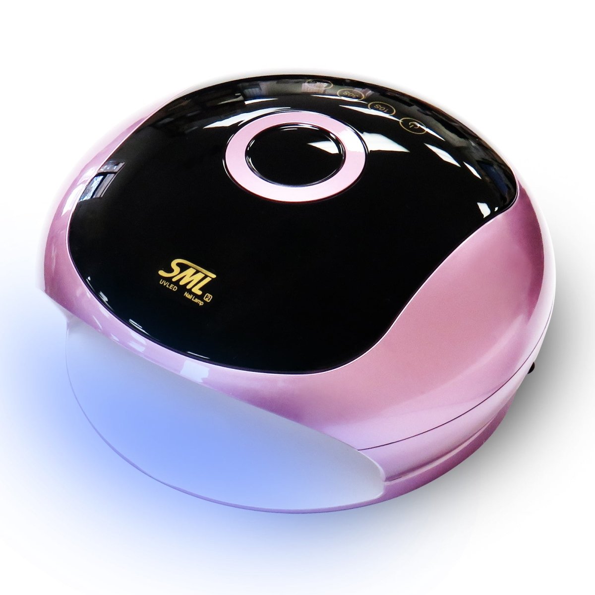 48W UV LED Nail Dryer Lamp for Gel Polish - Fast Curing Professional Nail Art Tool (Purple Black) | Perfect for Home Salon, Manicure Pedicure & Nail Extensions