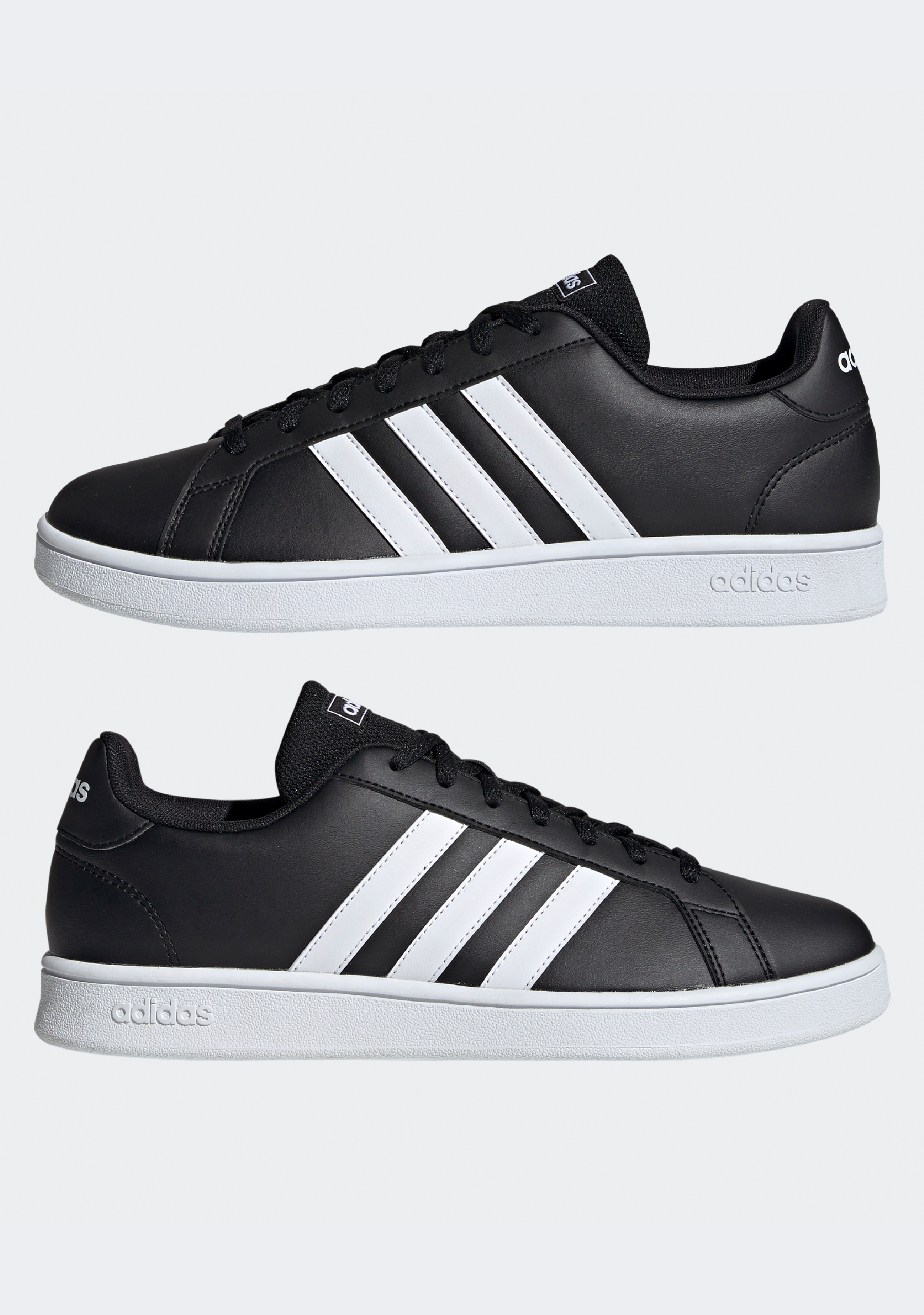 Adidas Men's Grand Court Base Sneakers - Comfortable Casual Shoes for Walking, Running & Everyday Wear