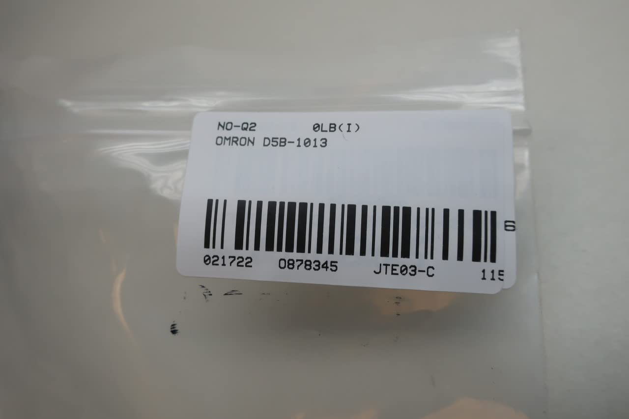 Omron D5B-1013 Mechanical Touch Switch with Hemispheric Actuator | M10 Size | 3m Cable | Industrial Automation & Control Panel Use