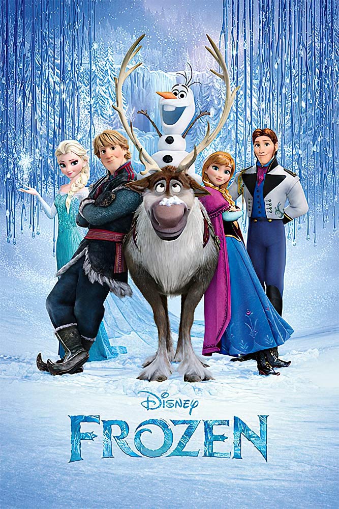Frozen Disney Movie Poster Print - Framed Wall Art Decor (24