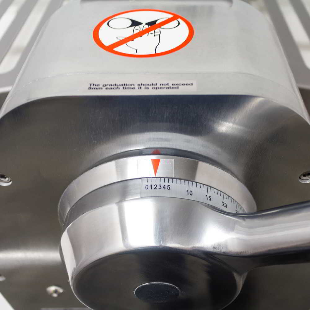 Commercial Dough Sheeter Machine for Bakery & Pizza - Heavy Duty Stainless Steel Dough Roller - Perfect for Restaurants, Bakeries & Home Use