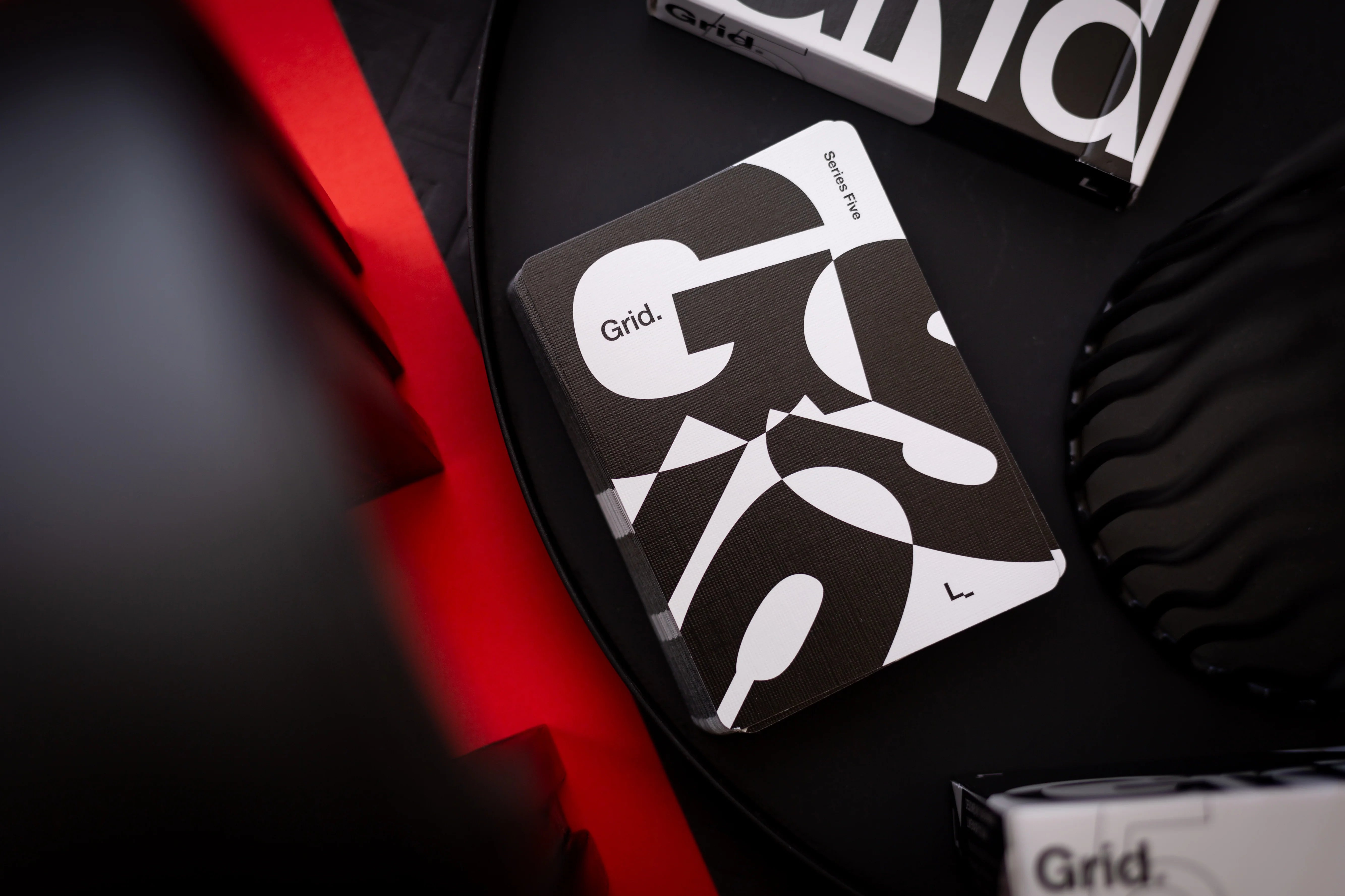 Premium Grid Series Five Playing Cards - Classic Deck for Poker, Magic Tricks & Card Games - Perfect for Game Nights, Parties & Collectors