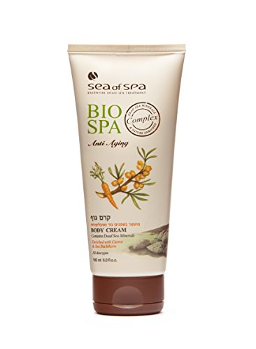 Bio Spa Body Cream with Carrot & Sea Buckthorn Extract - Deep Hydration for Dry Skin, Natural Moisturizer for Face & Body - Perfect for Daily Skincare Routine & Spa Treatments