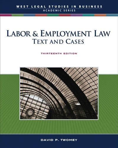 Labor & Employment Law Textbook with Case Studies - Essential Guide for HR Professionals, Legal Students & Business Owners | Workplace Compliance, Employee Rights & Legal Disputes Resolution