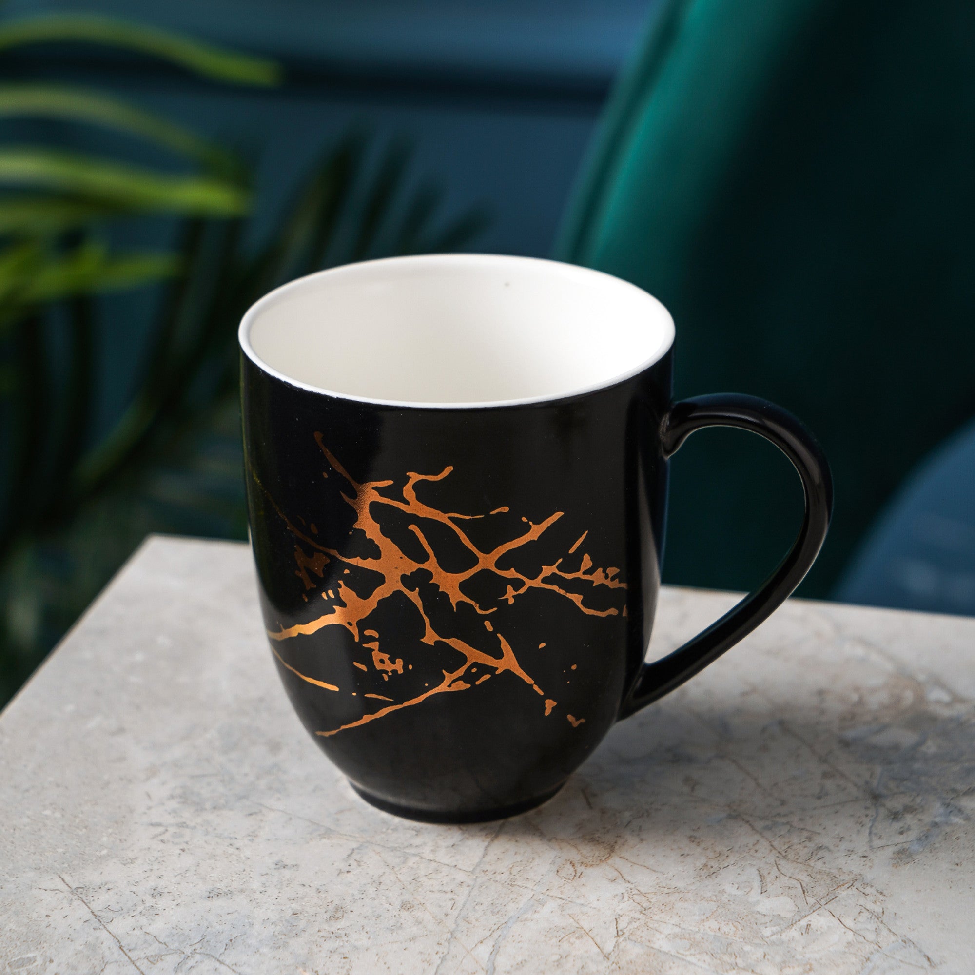 Premium Zora Porcelain Coffee Mug - Elegant Black Ceramic Cup for Home, Office & Gifts - Perfect for Tea, Coffee & Hot Beverages