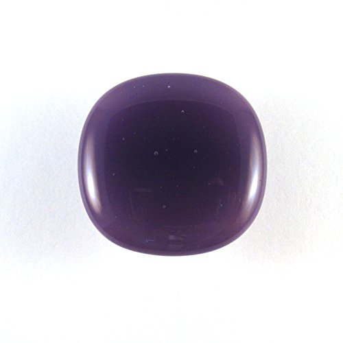 Royal Purple Glass Cabinet Knobs - Colormax Collection (118 Colors) Rounded Square Knob Pulls for Drawers & Cabinets - 2 Pack - Perfect for Kitchen, Bathroom & Furniture Upgrade