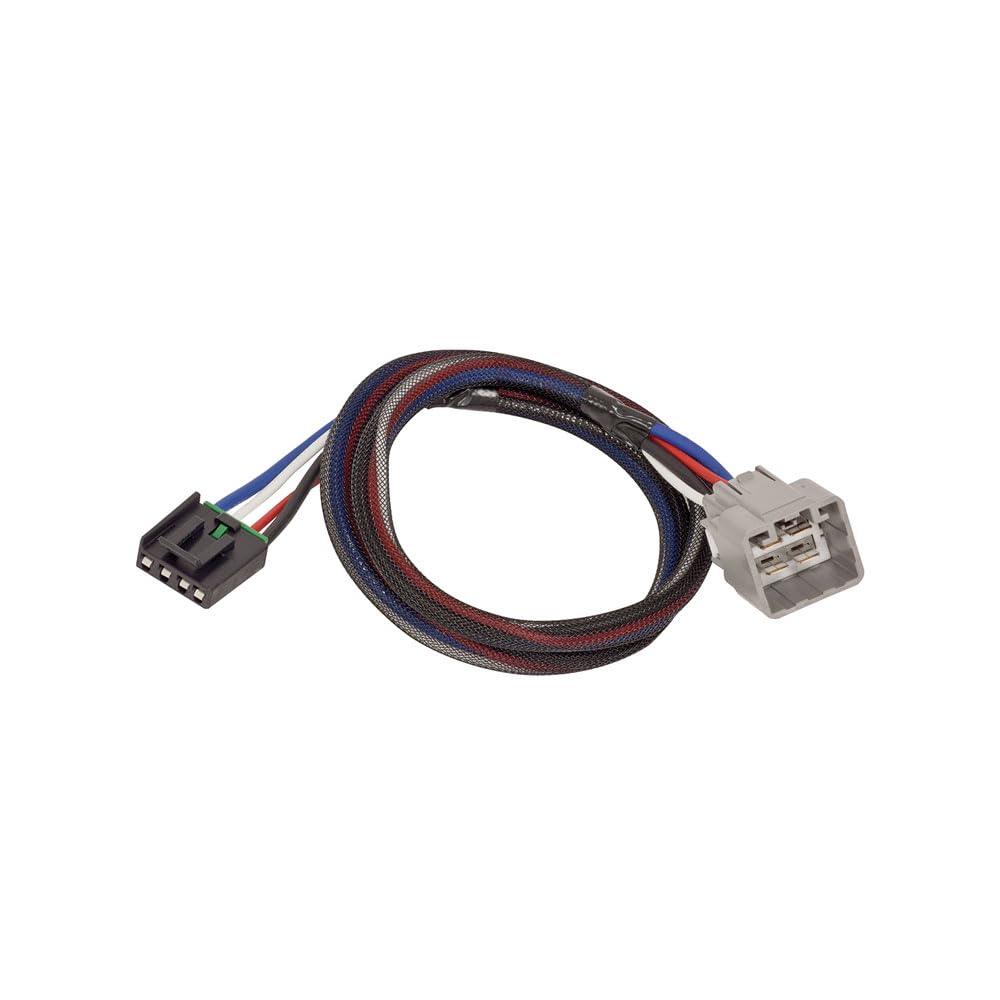 Tekonsha 3024 Trailer Brake Controller Custom Wiring Harness - Compatible with RAM 1500/2500/3500 Trucks | Vehicle & Brake Control Connectors | Perfect for Towing Trailers, Boats & Heavy Loads