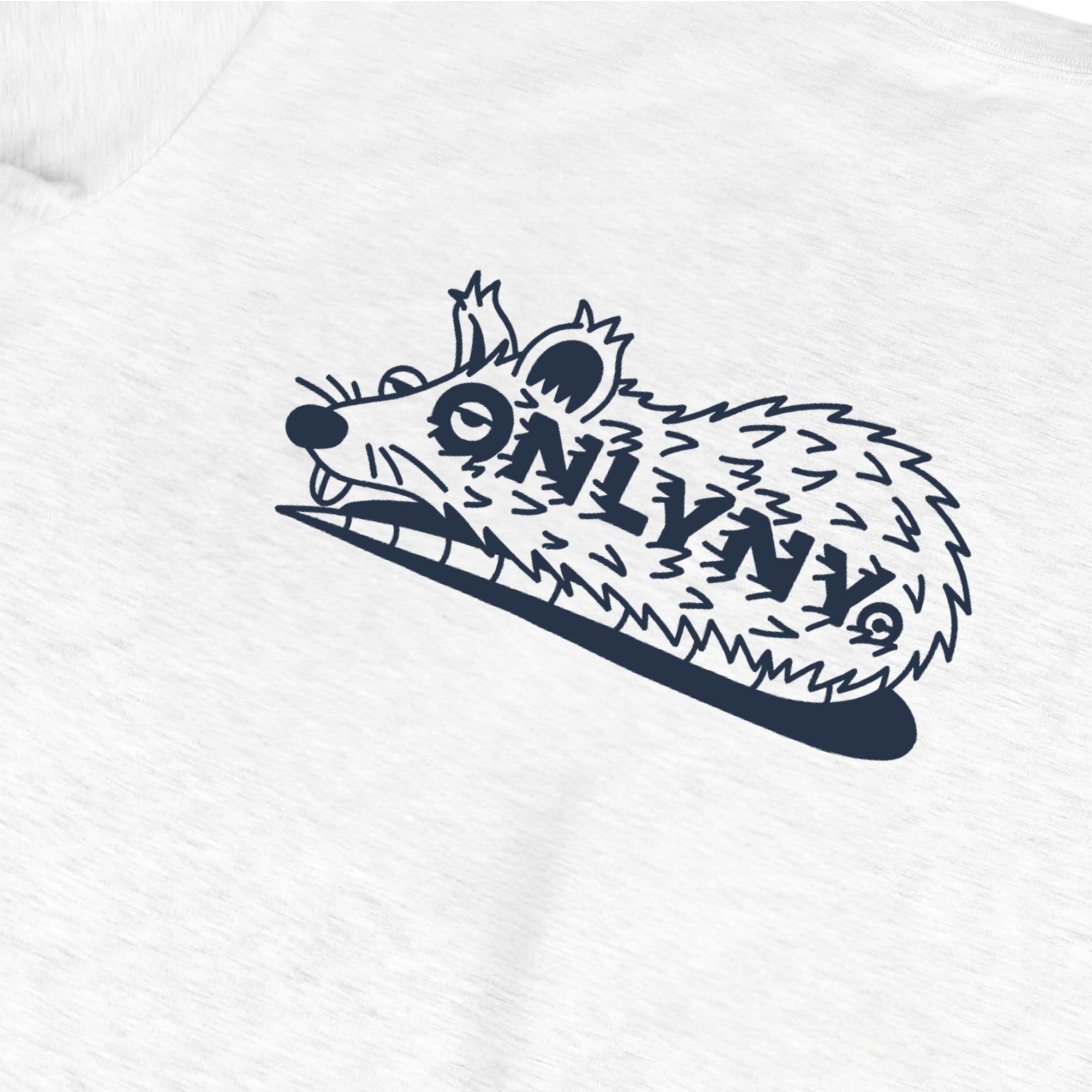 Only NY Street Rat Graphic T-Shirt - Heather Grey | Urban Streetwear for Men & Women | Casual Everyday Wear