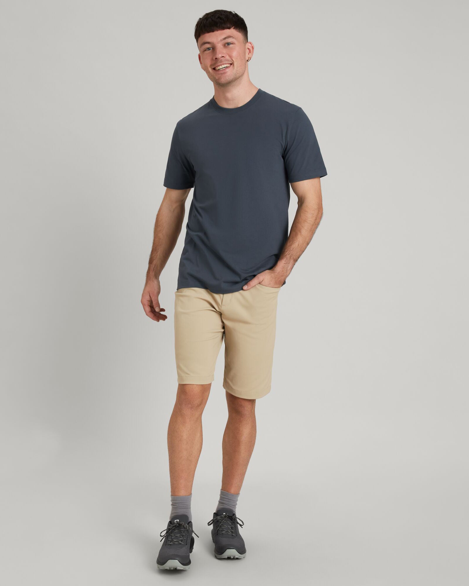 KMD Solid Men's Short Sleeve T-Shirt - Comfortable Cotton Crew Neck Tee for Casual Wear, Gym & Everyday Use
