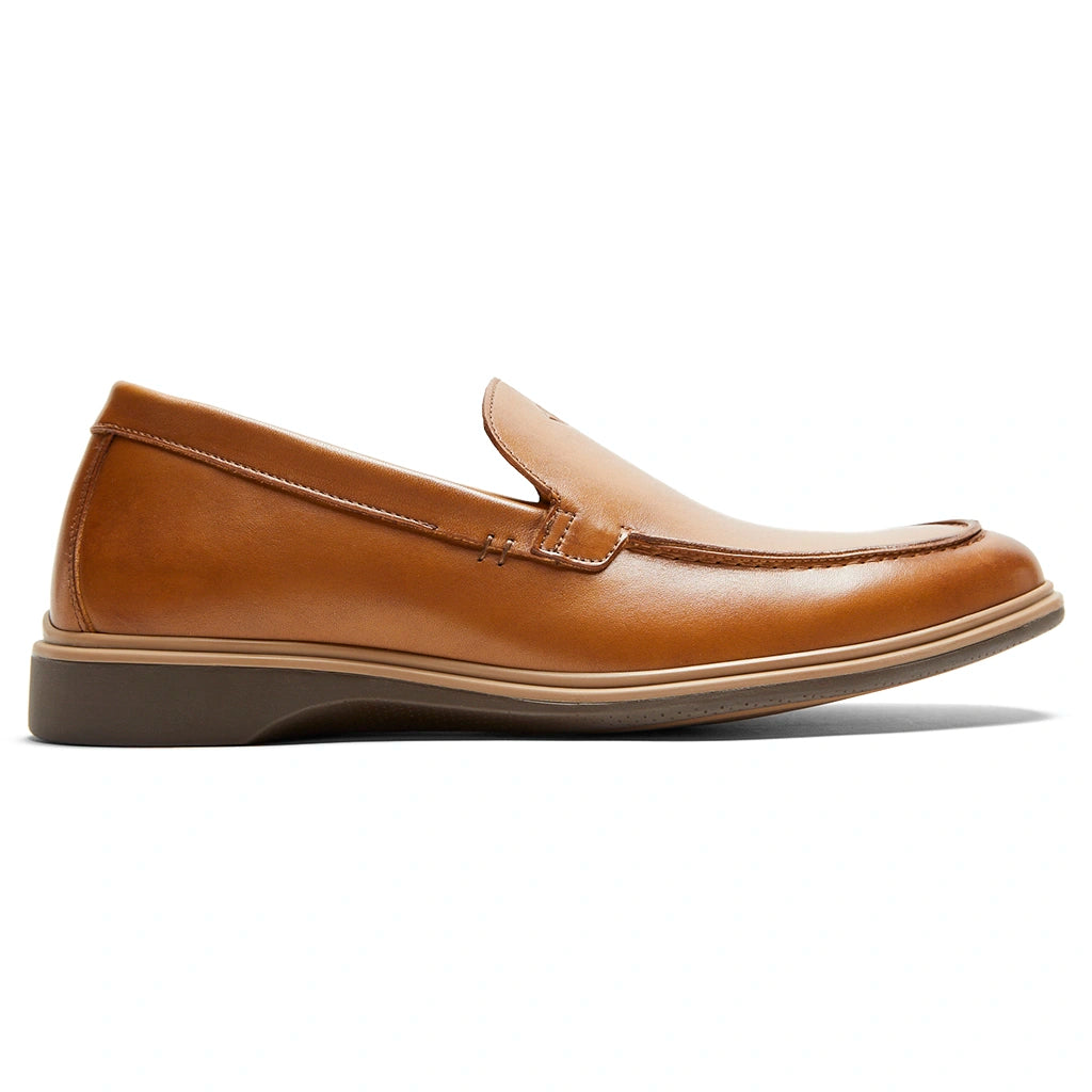 Premium Genuine Leather Loafers for Men - Comfortable Slip-On Shoes in Honey Brown | Ideal for Casual Wear, Office & Travel