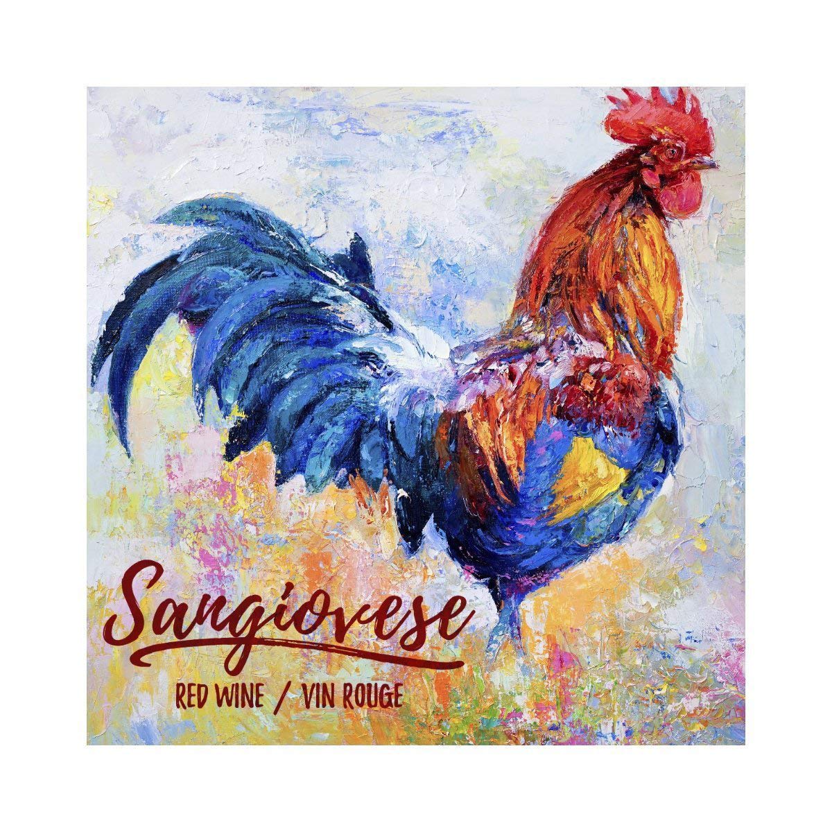 ABC Wine Bottle Labels - Pack of 50 | Sangiovese Gift Stickers for Party & Home Decor