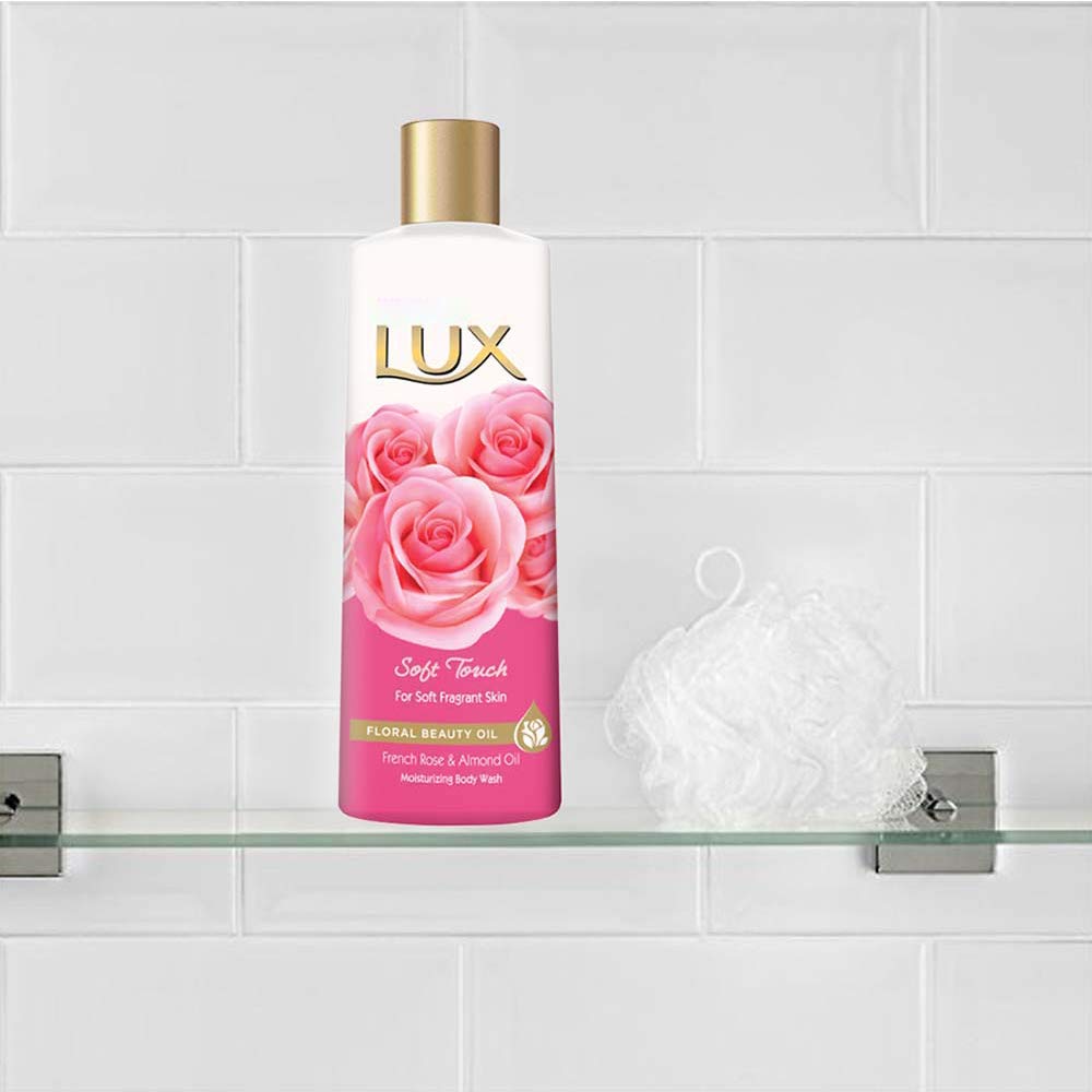Luxury Soft Touch Body Wash with French Rose & Silk Essence Oil - Moisturizing & Hydrating Shower Gel for Dry Skin, 235ml (Pack of 2) - Perfect for Spa Day, Relaxing Bath & Gift Sets