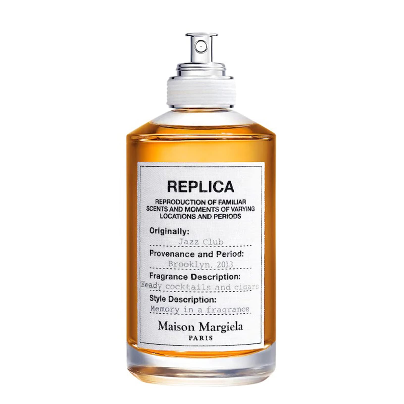 Maison Margiela Replica Jazz Club Cologne - 3.4 oz Eau De Toilette Spray for Men | Woody Amber Scent | Perfect for Night Out & Special Occasions