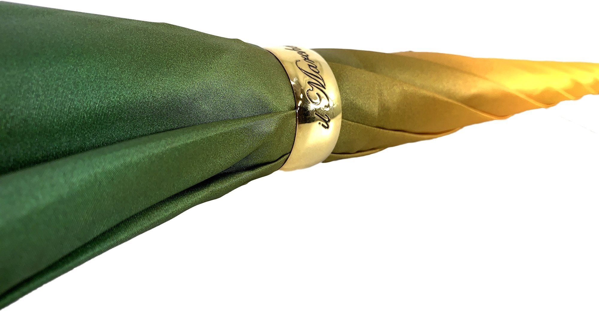 Premium Green Peacock Umbrella by il Marchesato - Stylish Rain Protection for Outdoor Events, Weddings & Fashion Accessories