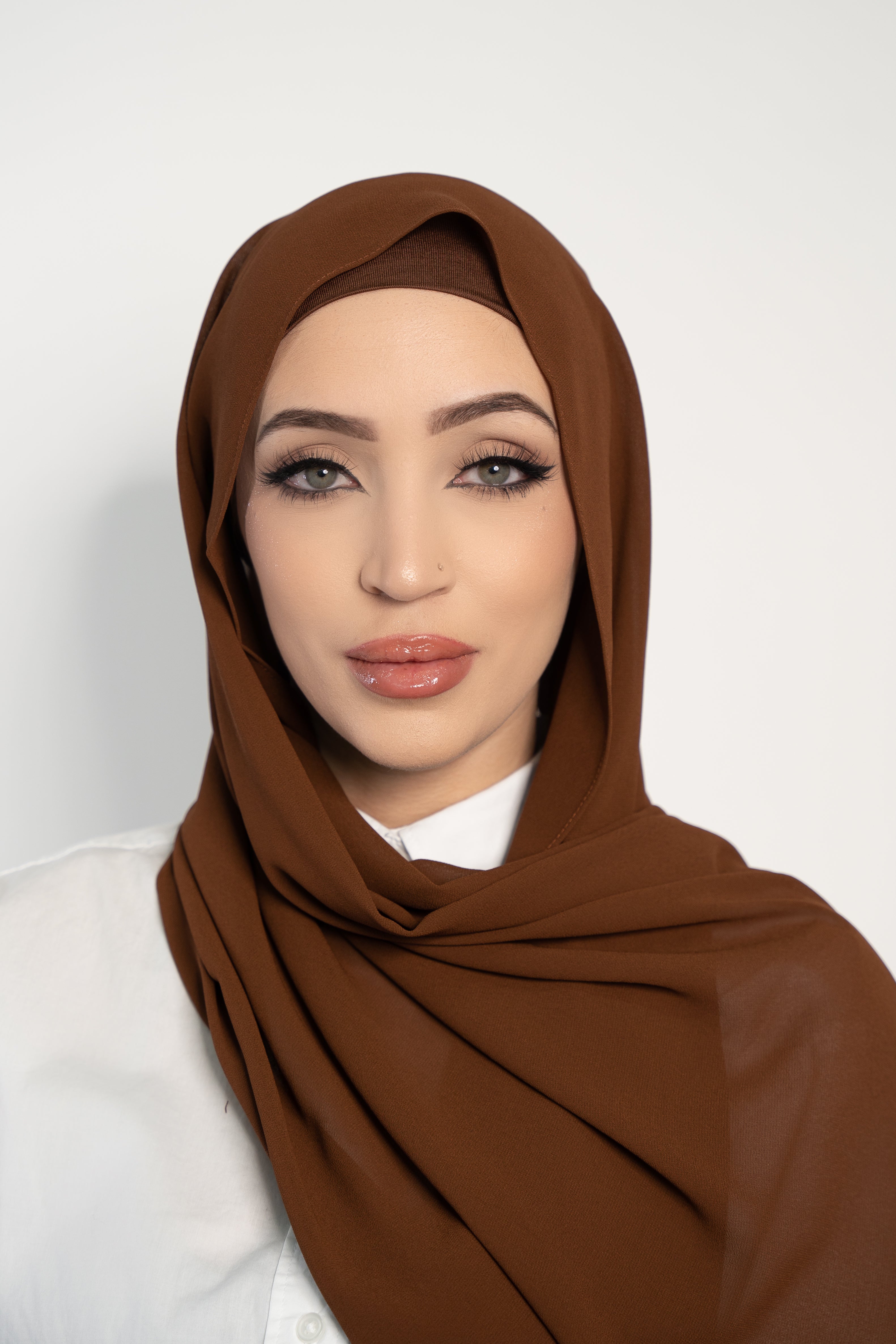 Stylish Chiffon Hijab Set by AHLAM - Perfect for Daily Wear, Prayer, and Special Occasions