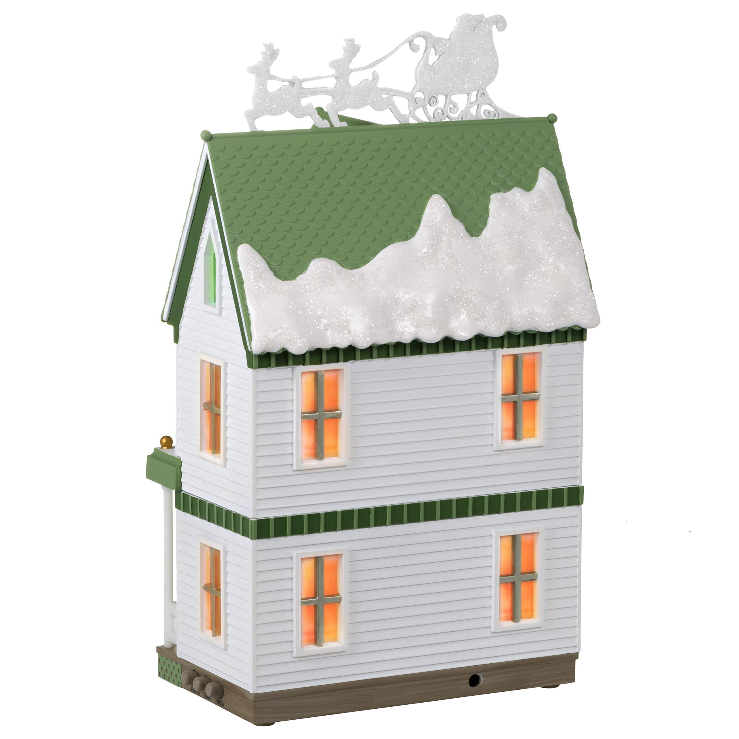 Hallmark Keepsake 2020 Christmas Village - LED Light Up Musical Holiday Tabletop Decor with Sound Effects | Festive Home & Office Decoration for Xmas, Winter, and Holiday Season (0001QFM3371) | Perfect for Mantel, Shelf, or Centerpiece Display
