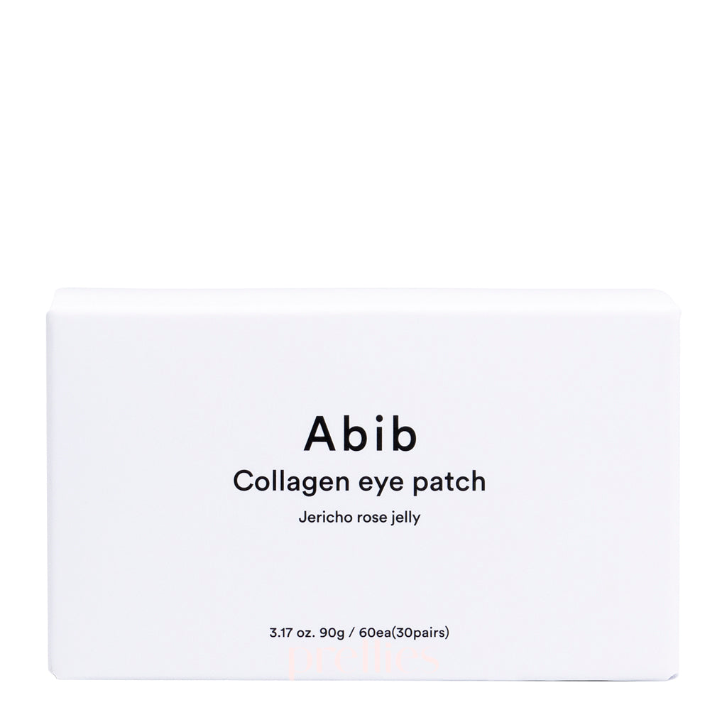 Abib Collagen Eye Patch with Jericho Rose Jelly - 60 Pcs for Dark Circles, Puffiness & Wrinkles | Korean Skincare Treatment for Tired Eyes | Perfect for Night Routine & Travel