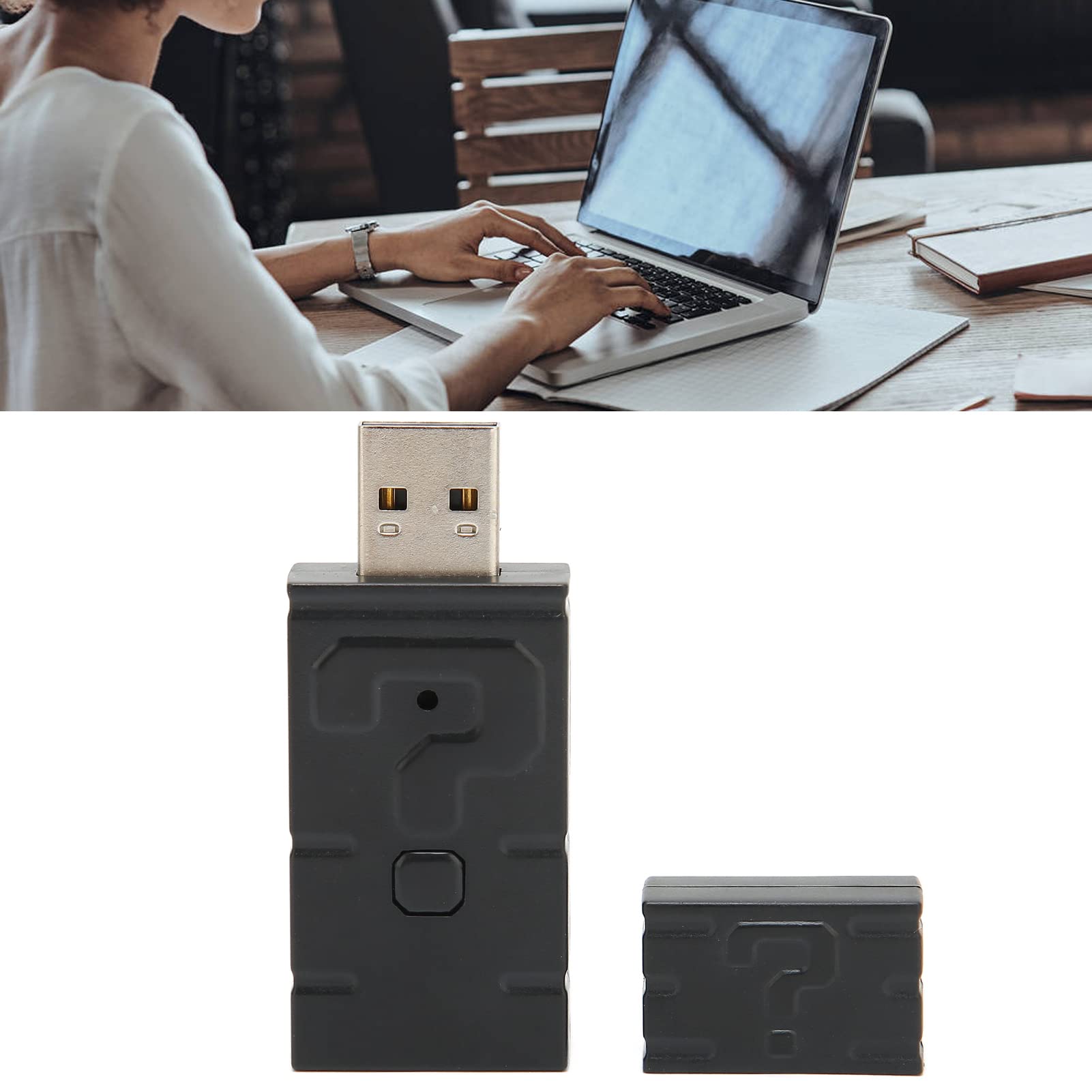 Wireless Bluetooth Controller Adapter for PS5, Xbox One, Switch, Windows PC & Android TV Box - Seamless Gaming Experience for Steam & Console Games