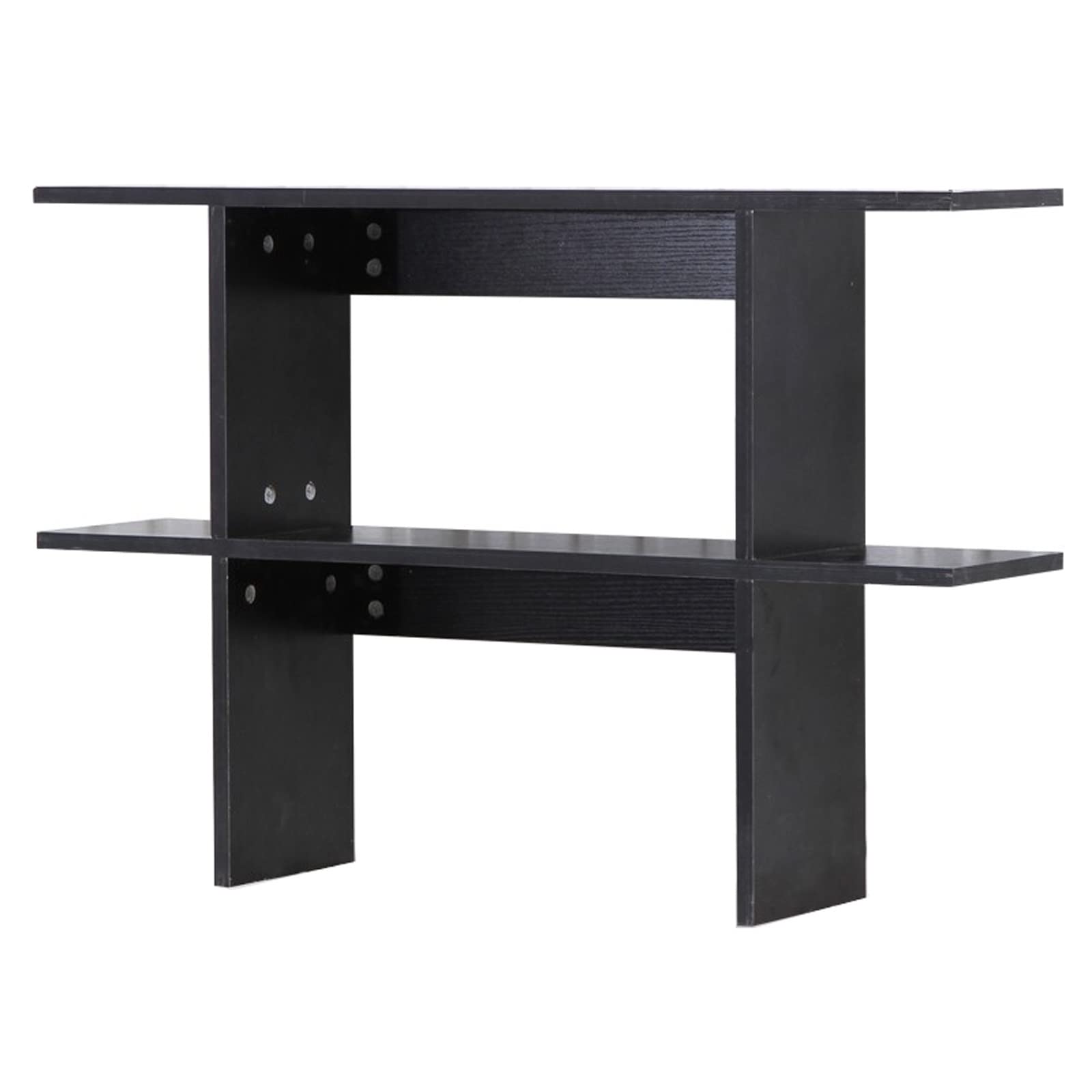 Wooden Double Layer Bookshelf - Office Desktop Organizer, Countertop Bookcase & Storage Rack for Books, Supplies & Decor | Perfect for Home Office, Study Room & Workspace Organization