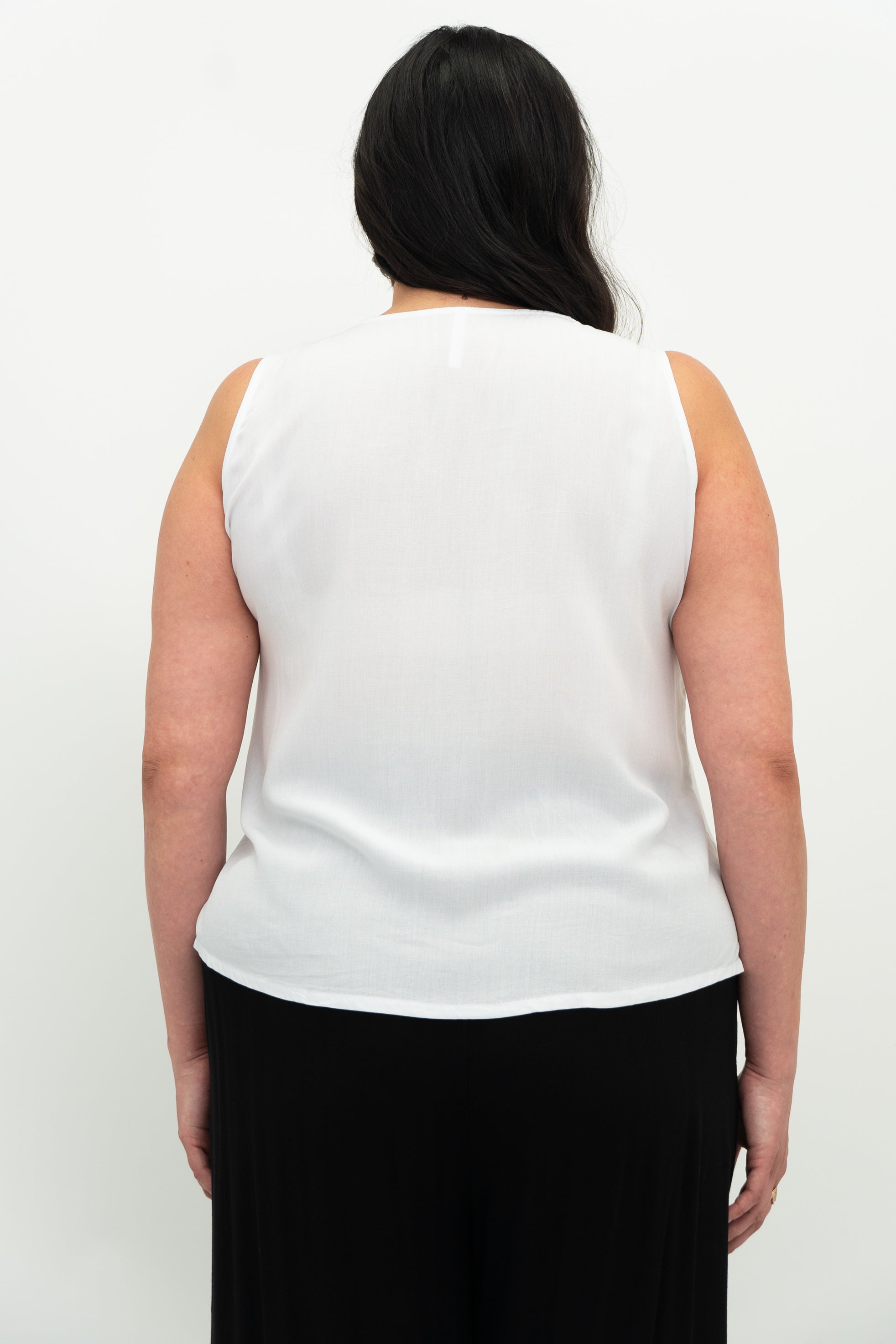 Darling Tank Top for Women - Soft & Comfortable White Cotton Camisole - Perfect for Summer, Layering & Casual Outfits