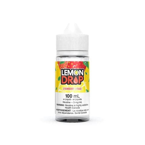 Strawberry Lemon Drop E-Liquid Vape Juice - 60mL & 100mL Bottles - Sweet Fruity Flavor for Vaping Enthusiasts - Perfect for All-Day Vaping and Cloud Chasing