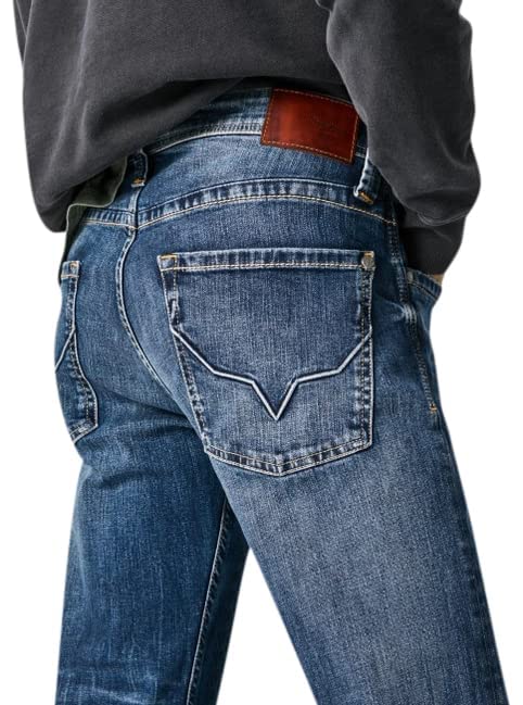 Pepe Jeans Hatch6 40 - Stylish Slim Fit Men's Jeans | Comfortable Denim Pants for Casual Wear | Perfect for Everyday Outfits, Dates & Weekend Looks