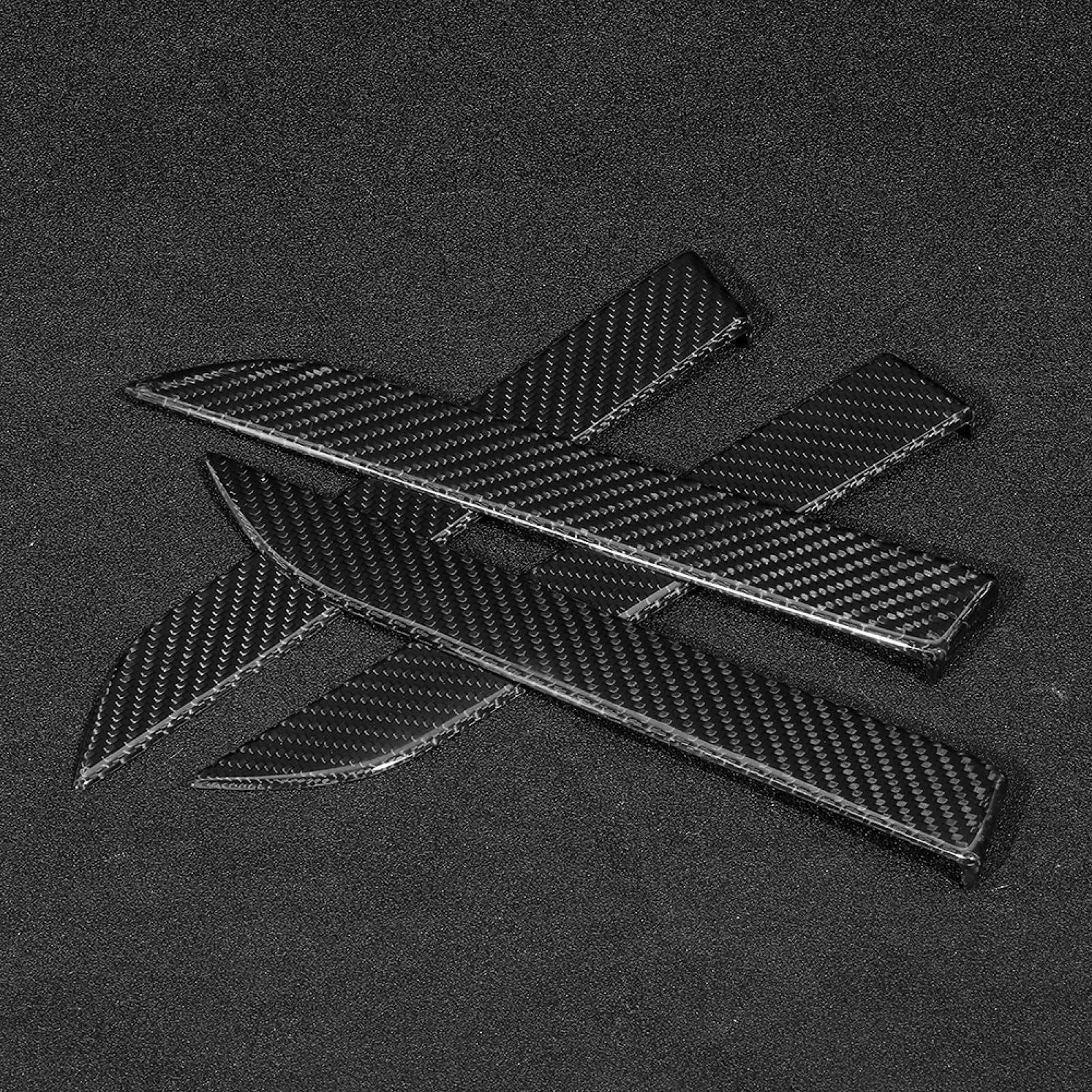 Carbon Fiber Door Handle Cover Trim for Cars 2014-2019 - Exterior Decoration & Car Modification Accessories | Upgrade Your Vehicle's Style for Daily Commute & Road Trips