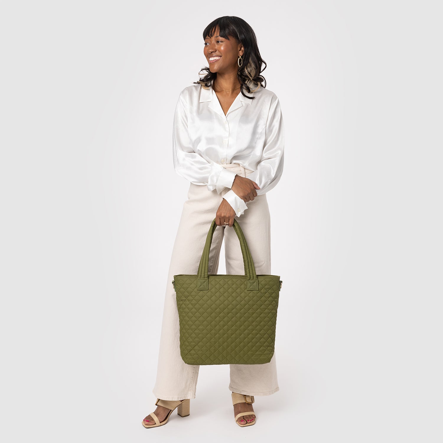 Harper Quilted Tote Bag - Stylish & Durable Handbag for Women | Perfect for Work, Travel & Everyday Use