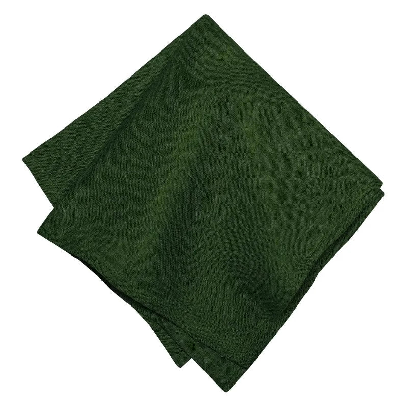 Premium Belgian Linen Napkins Set - 100% Natural Flax Fabric, Soft & Absorbent, Assorted Colors (12-Pack) - Perfect for Dinner Parties, Weddings & Upscale Dining