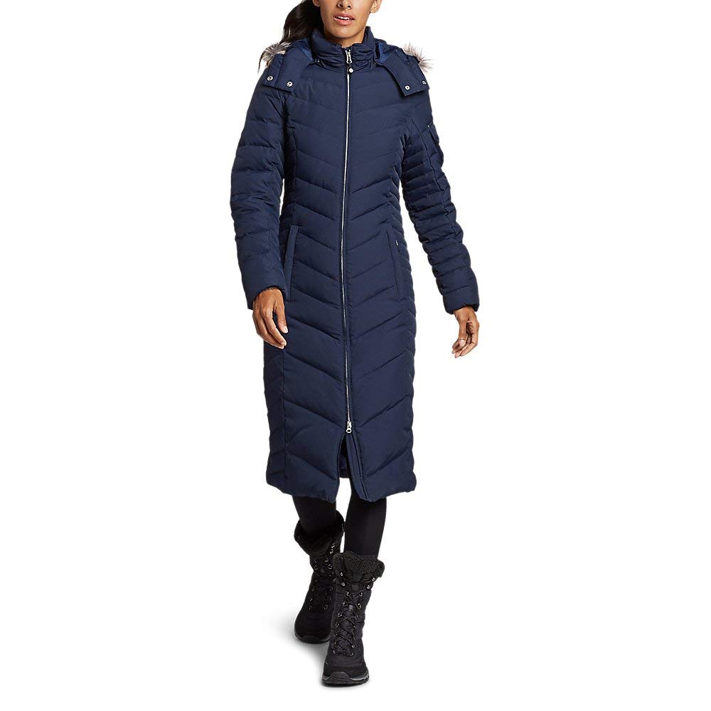 Eddie Bauer Women's Sun Valley Down Duffle Coat - Waterproof Winter Parka with Hood for Cold Weather, Hiking & Outdoor Activities
