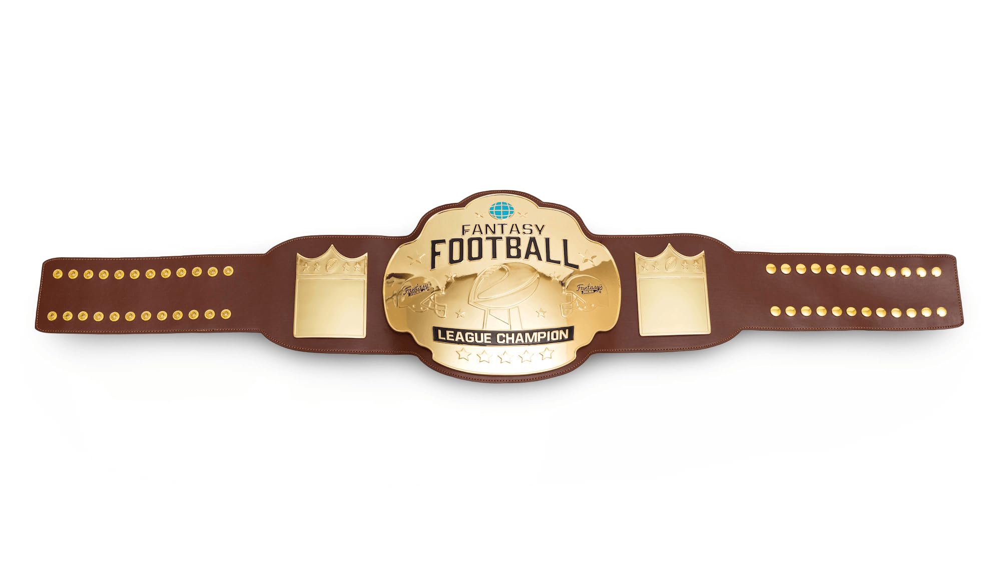 FantasyJocks Fantasy Football Championship Belt - Brown Bomber | Premium Trophy Belt for Fantasy Football Winners | Perfect for Victory Celebrations & Sports Awards