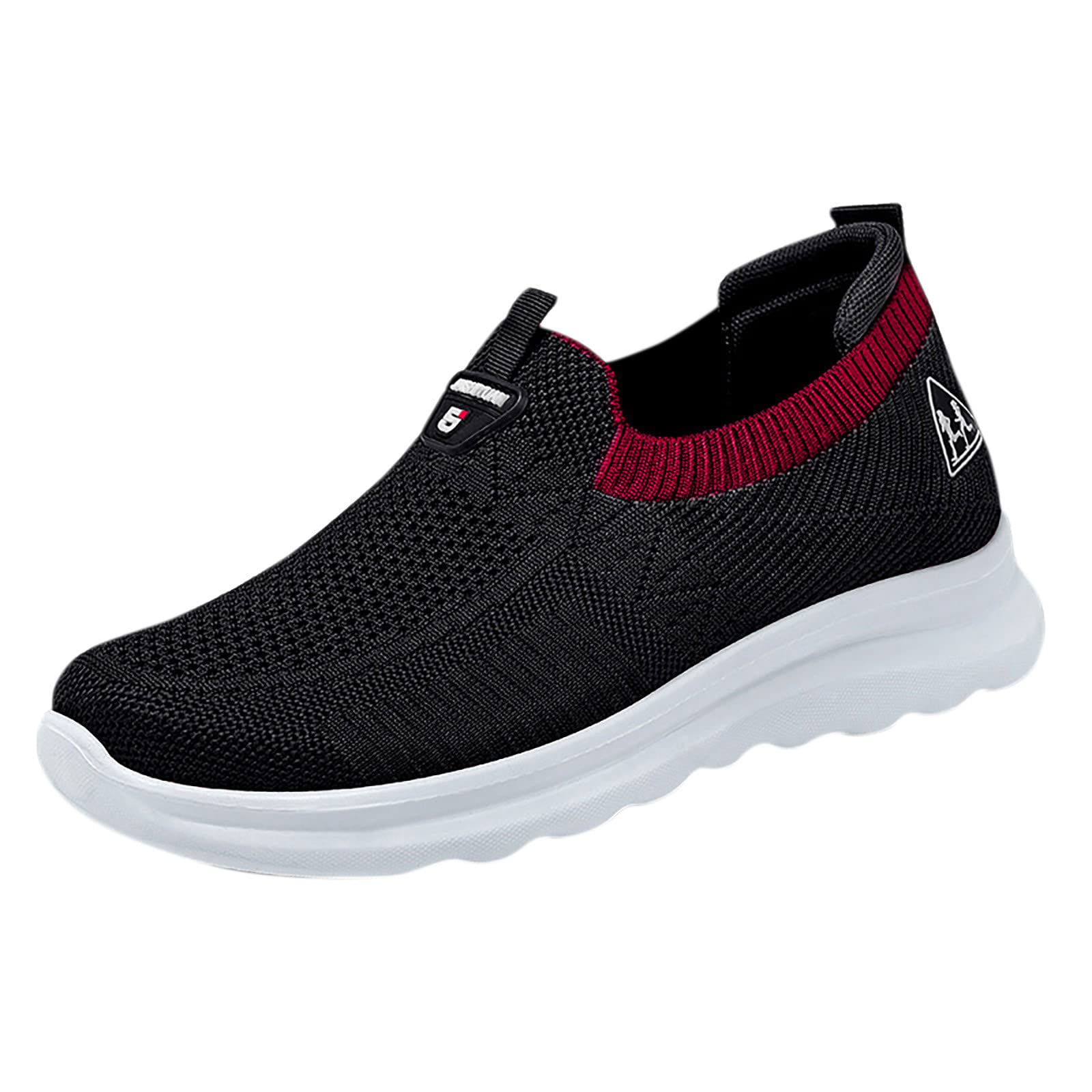 HCJYAL Women's Chunky Platform Sneakers - Blue & Black Sport Shoes for Women | Comfortable Walking & Running Shoes for Casual Outfits & Gym Workouts