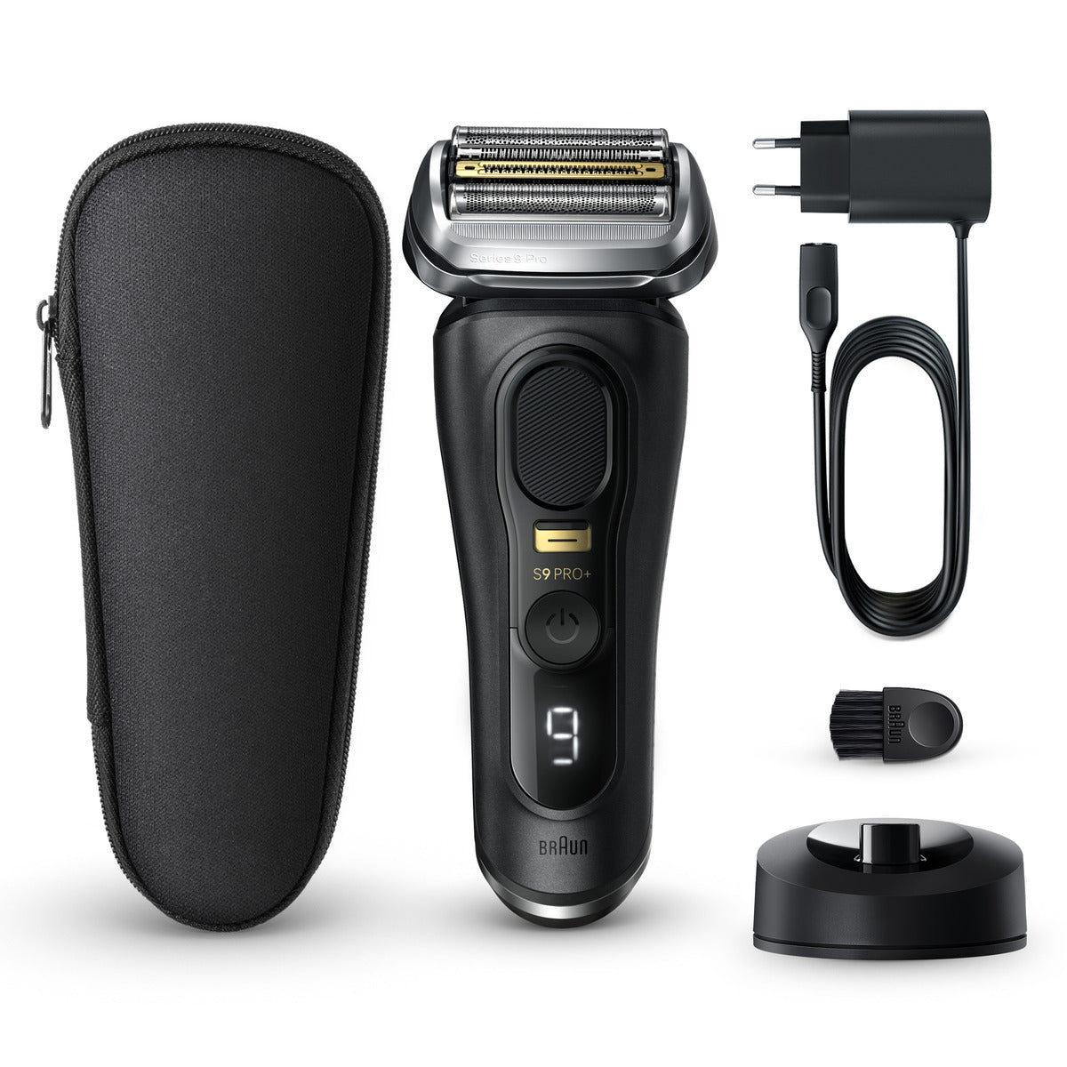Braun Series 9 PRO+ 9510S Wet & Dry Electric Shaver for Men - Premium Close Shaving with AutoSense Technology | Perfect for Travel, Daily Grooming & Sensitive Skin Care