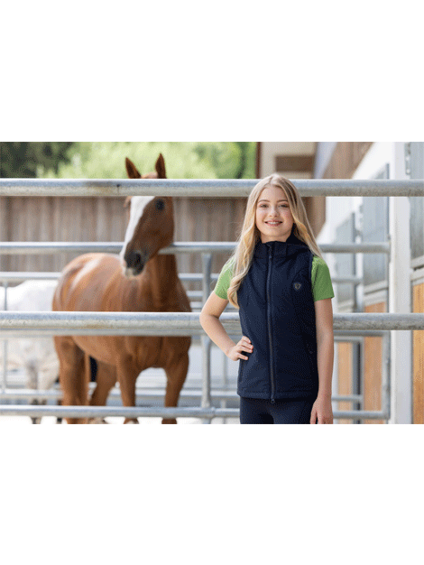 Junior Riding Vest Covalliero - Kids Equestrian Safety Vest for Horseback Riding & Show Jumping | Perfect for Training, Competitions & Outdoor Activities