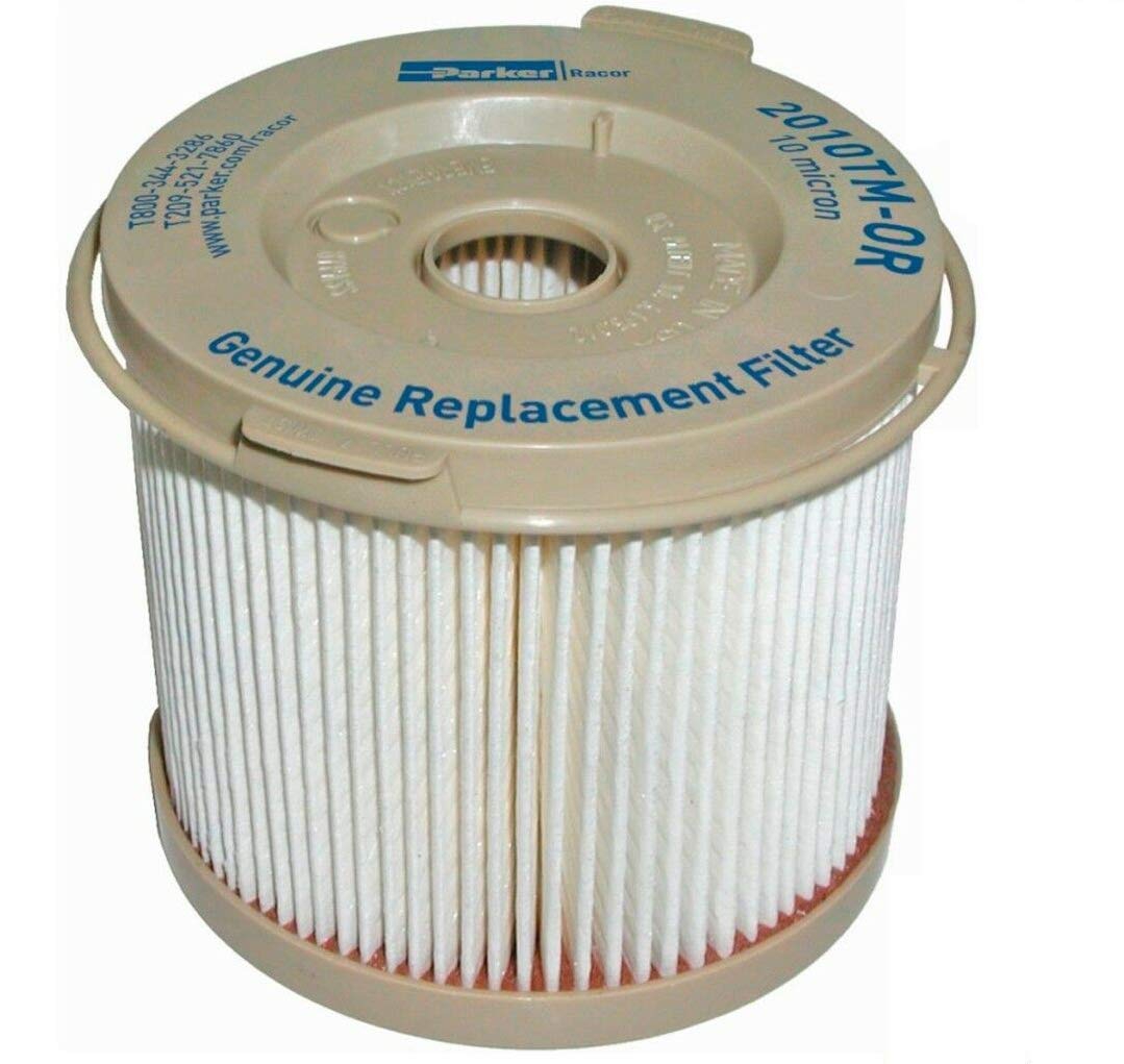 2010TM Racor 10 Micron Fuel Filter - Pack of 6 | High Efficiency Diesel & Gasoline Fuel Filtration | Perfect for Marine, RV, and Heavy Equipment Applications