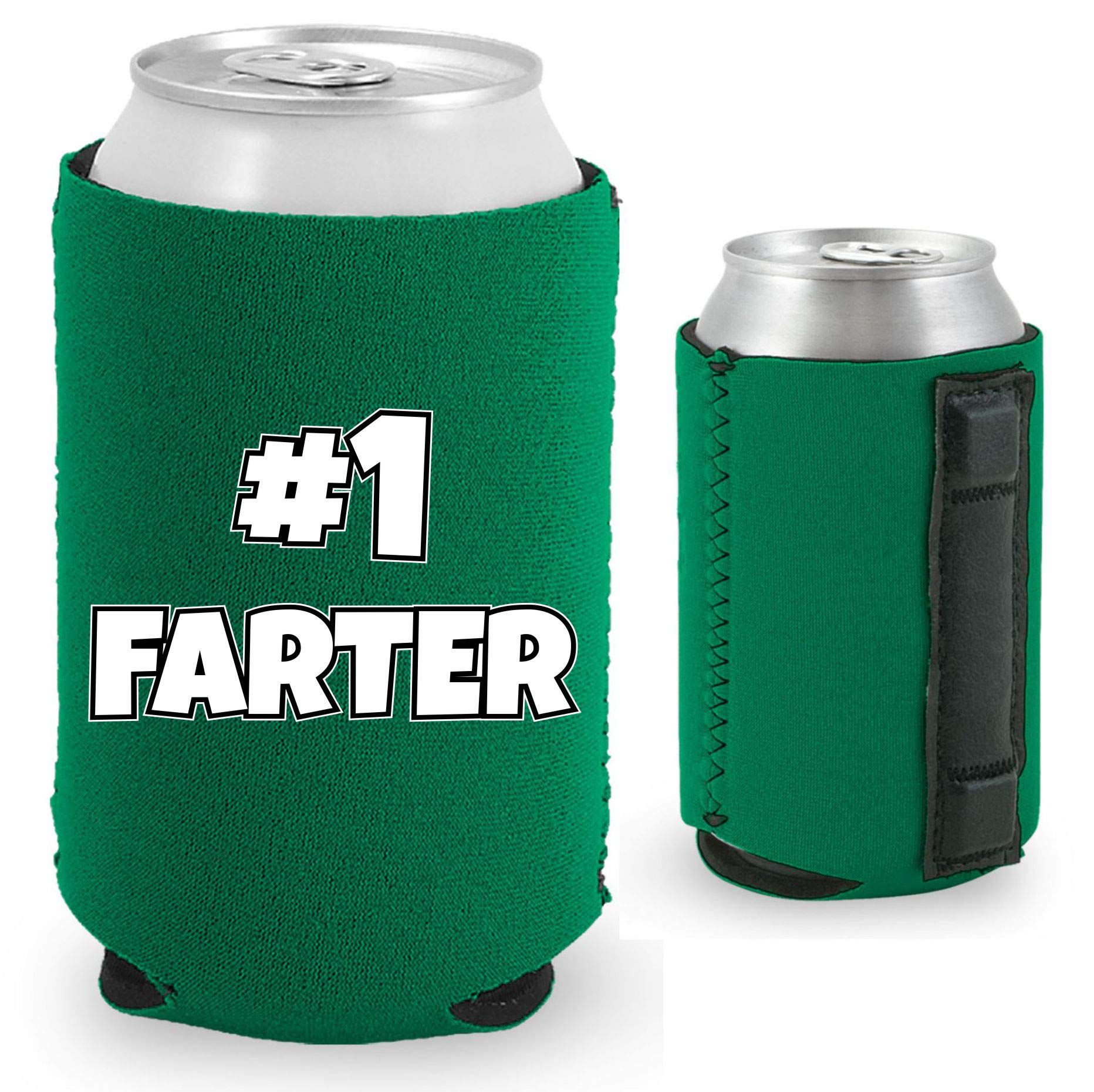 #1 Best Magnetic Can Cooler - Kelly Green (1 Pack) | Insulated Beer Can Holder for Camping, BBQs & Outdoor Parties | Keeps Drinks Cold for Hours